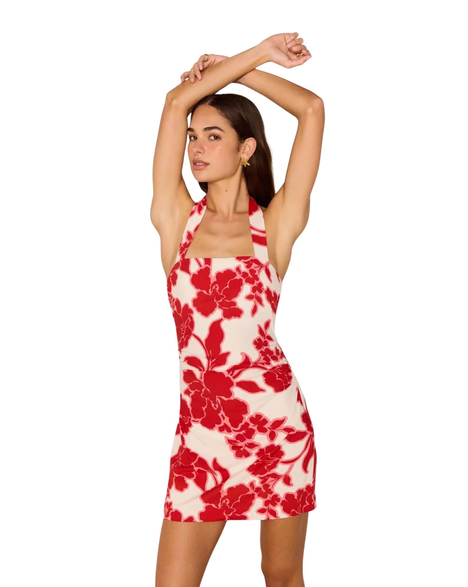 Mink Pink Rosela Halter Mini Dress