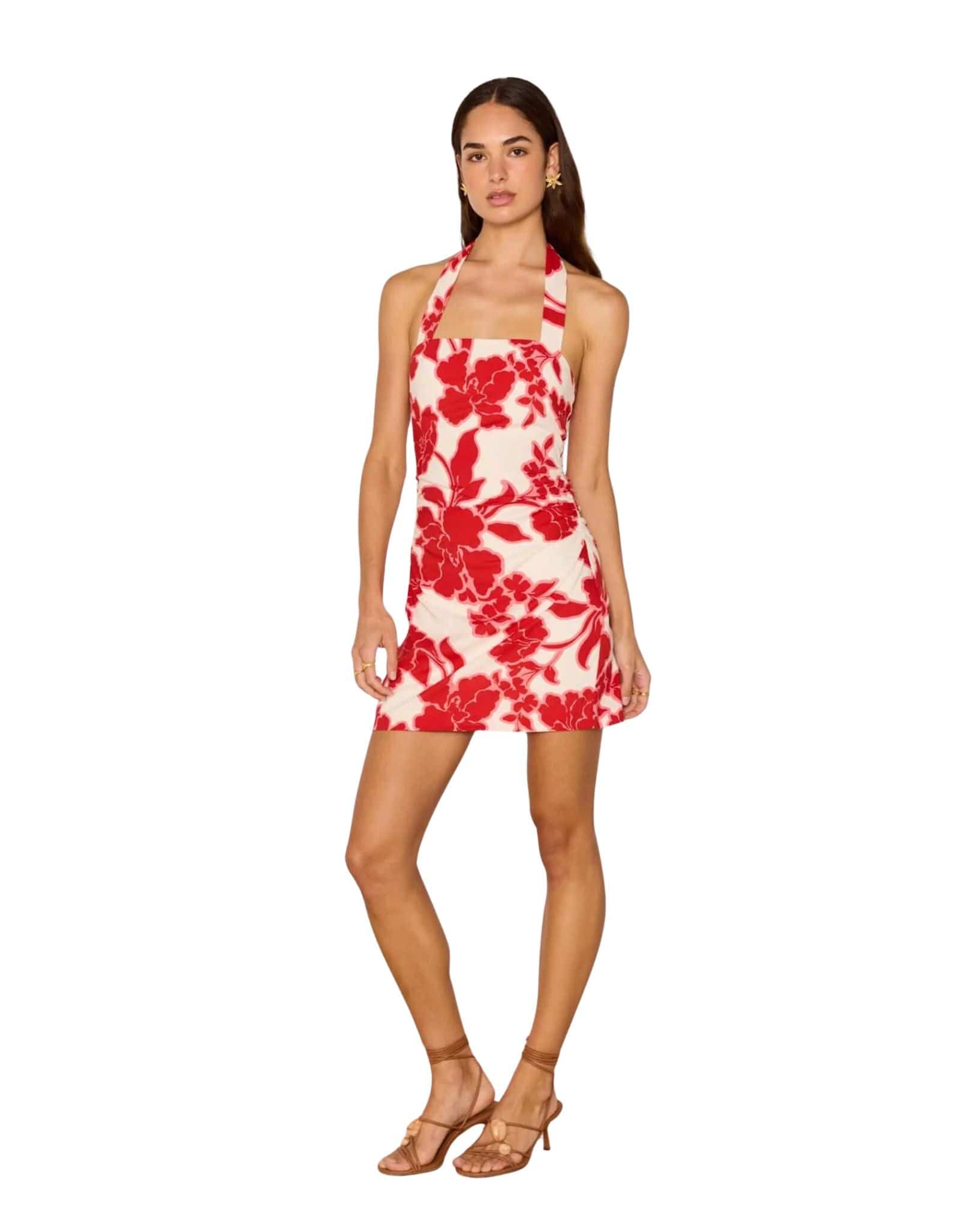 Mink Pink Rosela Halter Mini Dress