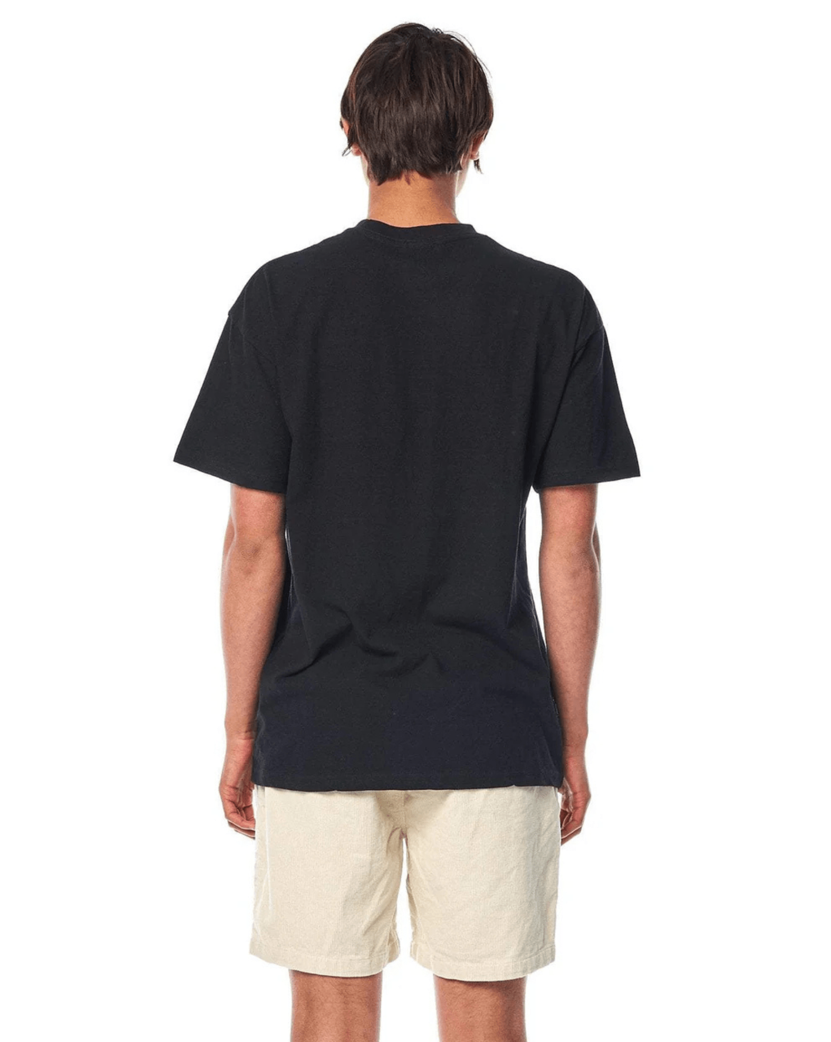 Misfit Mens Naturalizer 50/50 AAA SS Tee - Pitch Black