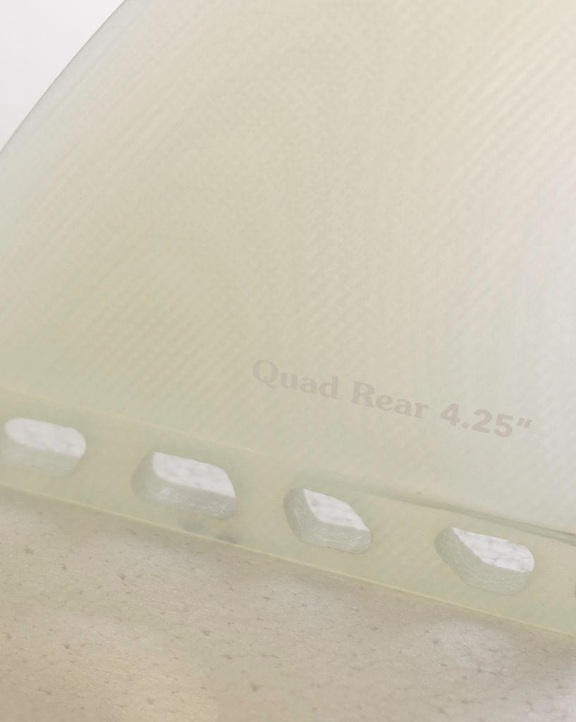 Natural Necessity Quad Rear Fin Set