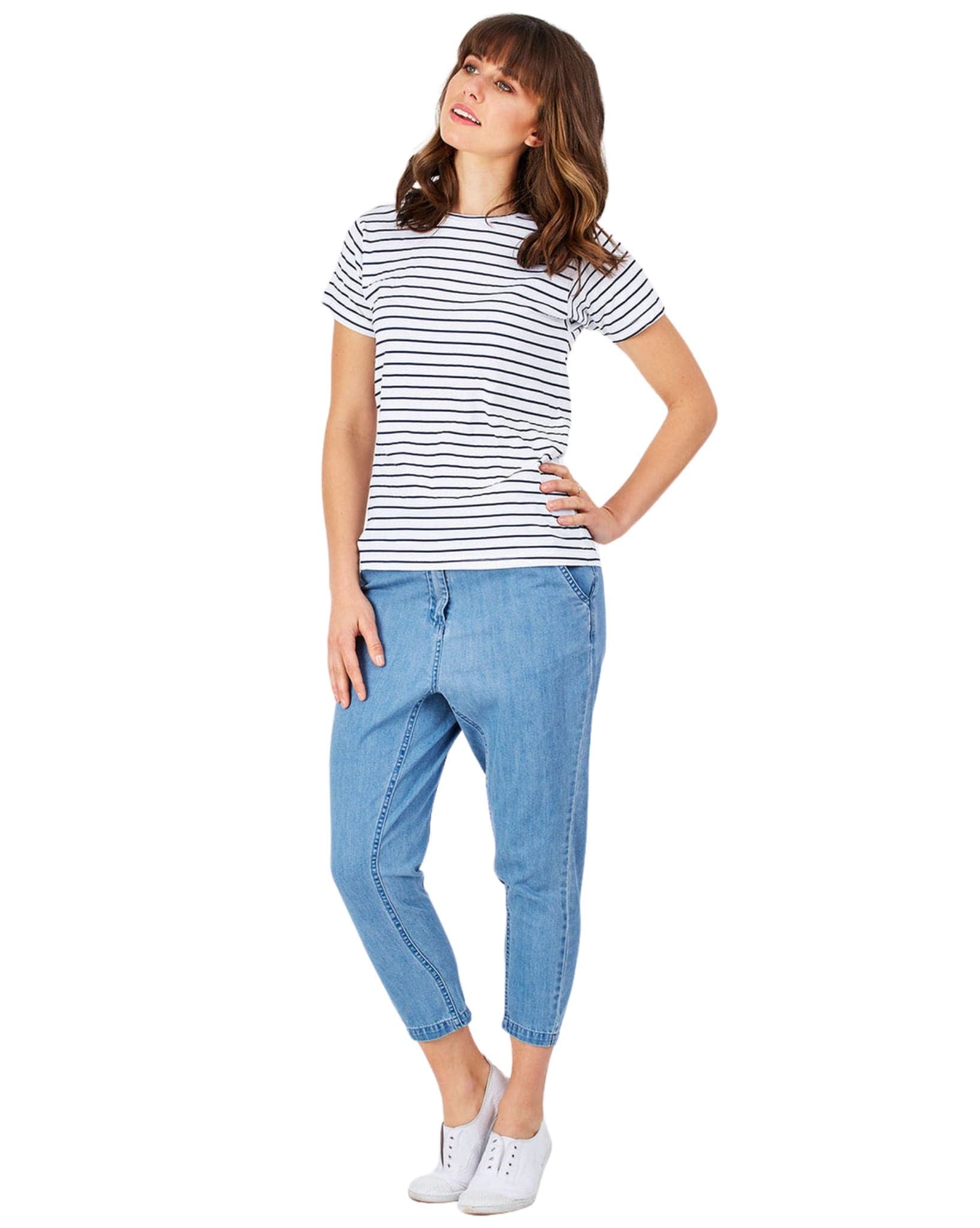 Nude Lucy Havana Slouchy Jean Mid Indigo