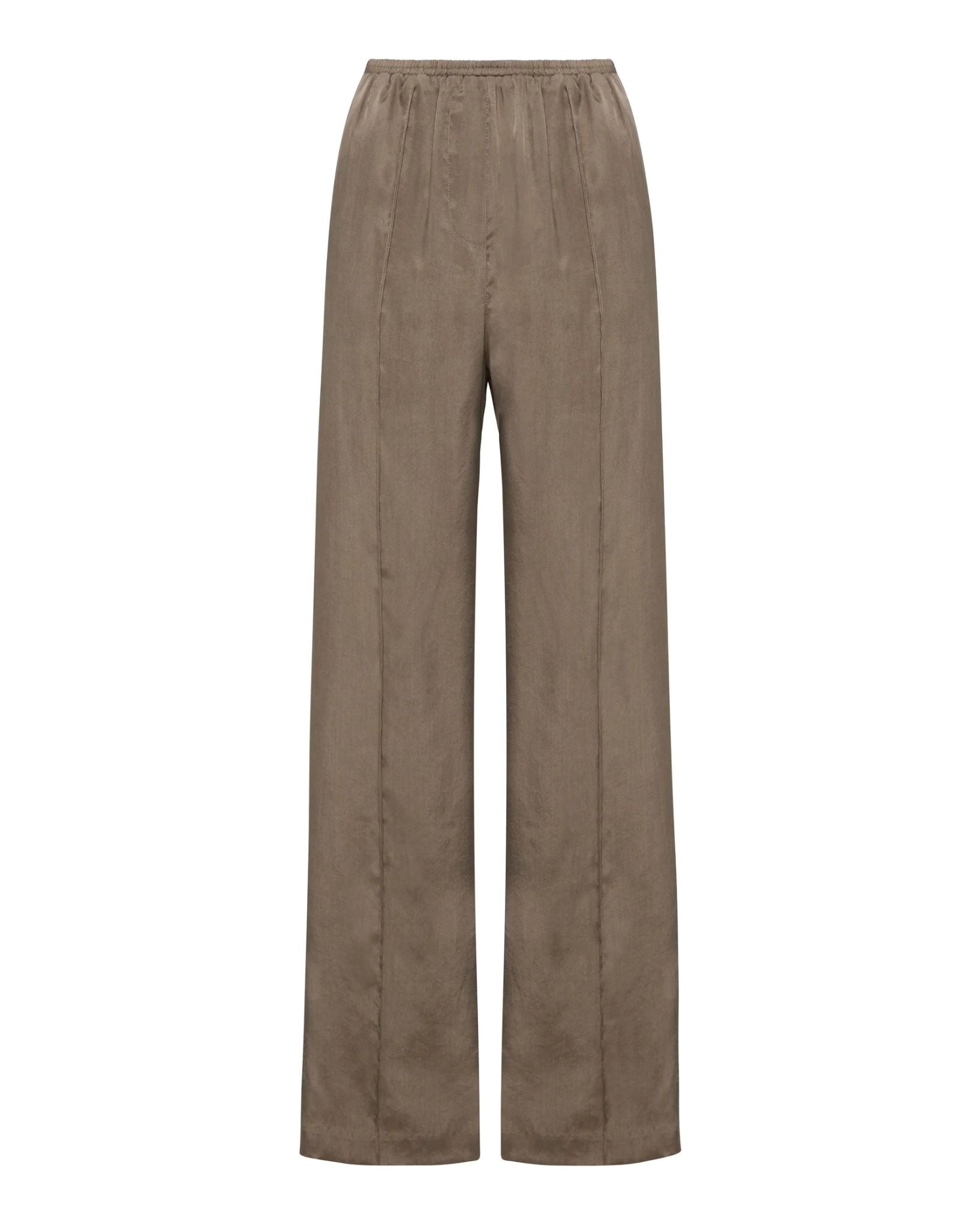 Nude Lucy Womens Seshni Tencel Pant - Chesnut