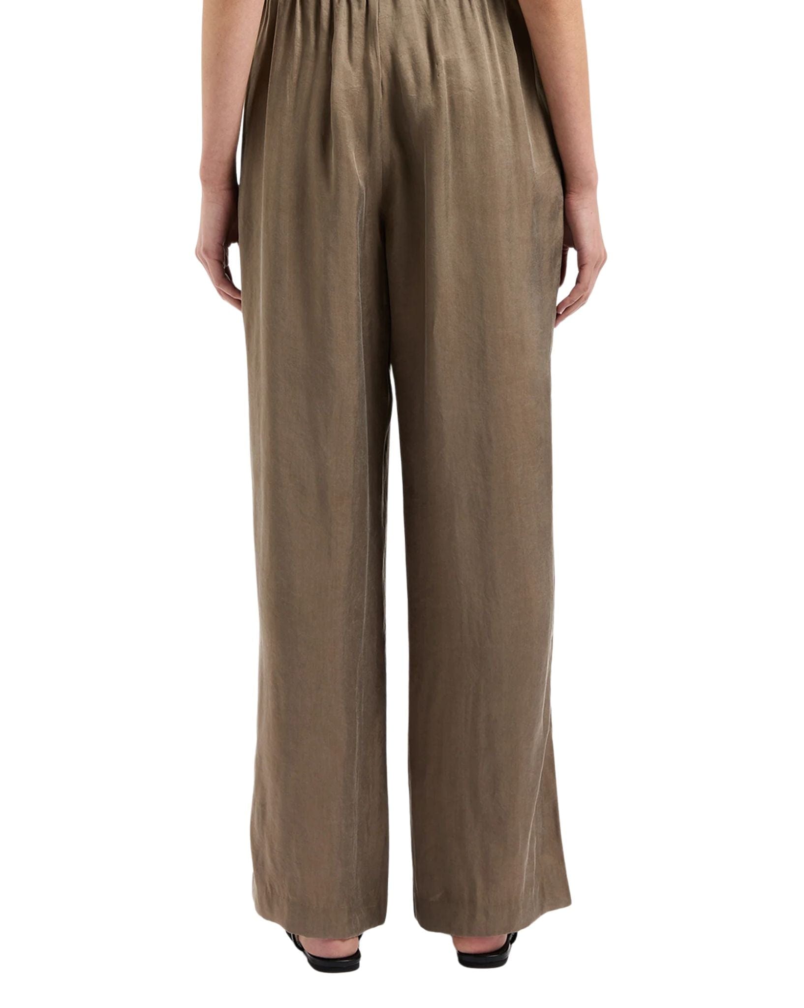 Nude Lucy Womens Seshni Tencel Pant - Chesnut