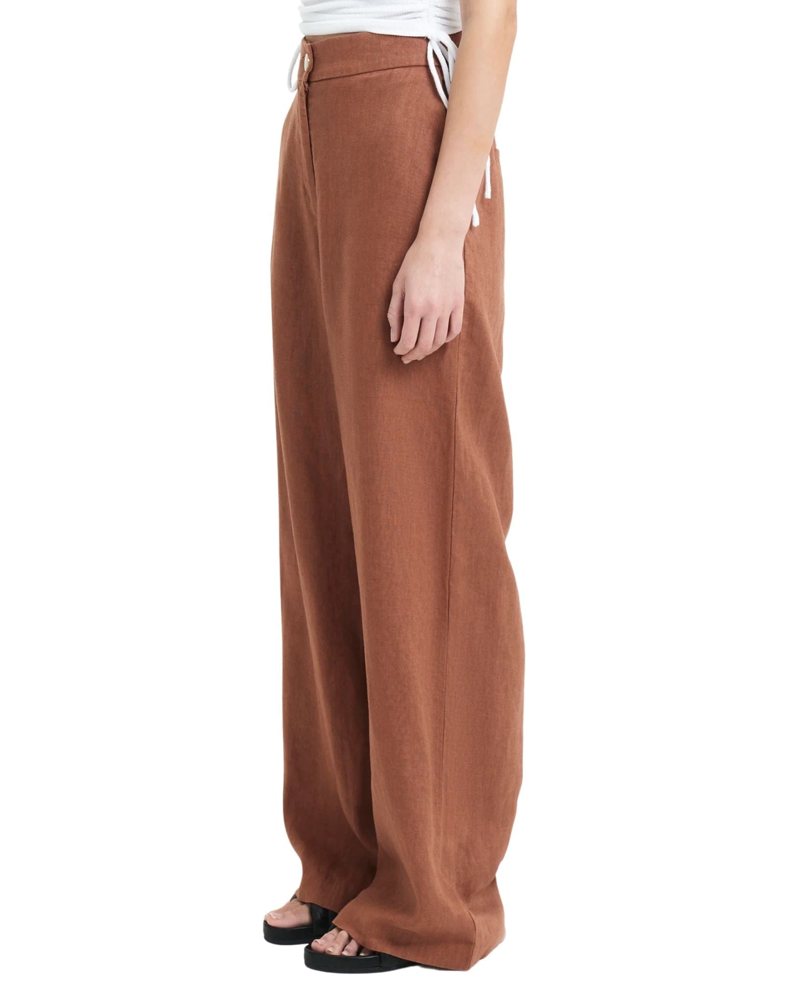 Nude Lucy Womens Sima Linen Pant