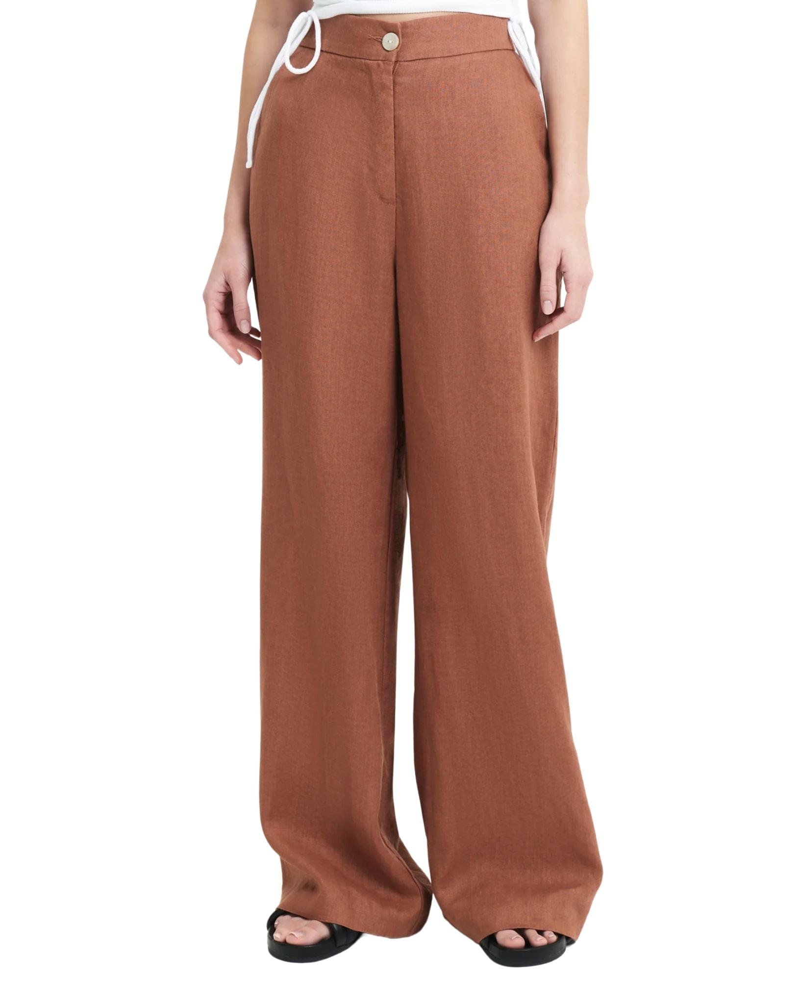 Nude Lucy Womens Sima Linen Pant
