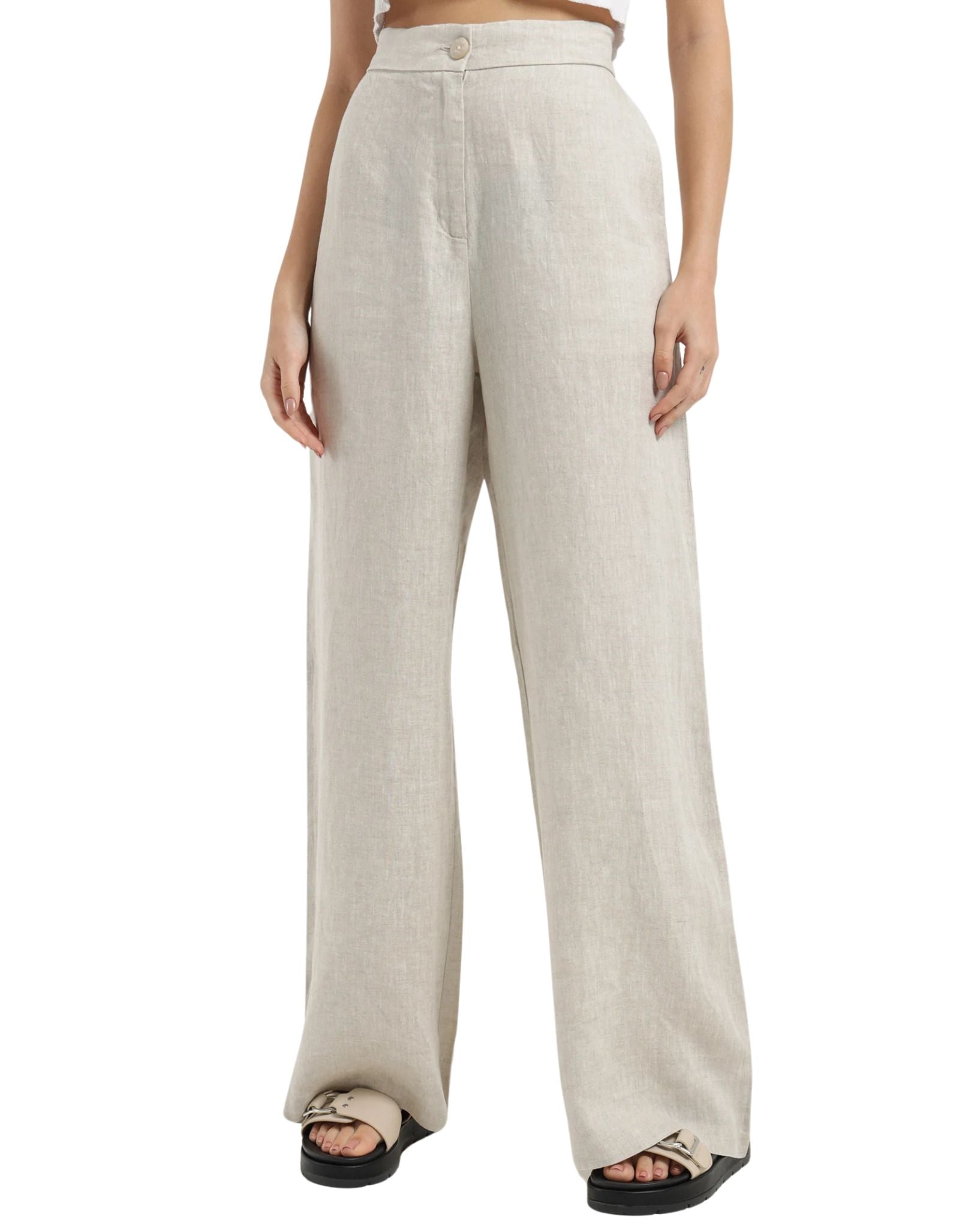 Nude Lucy Womens Sima Linen Pant