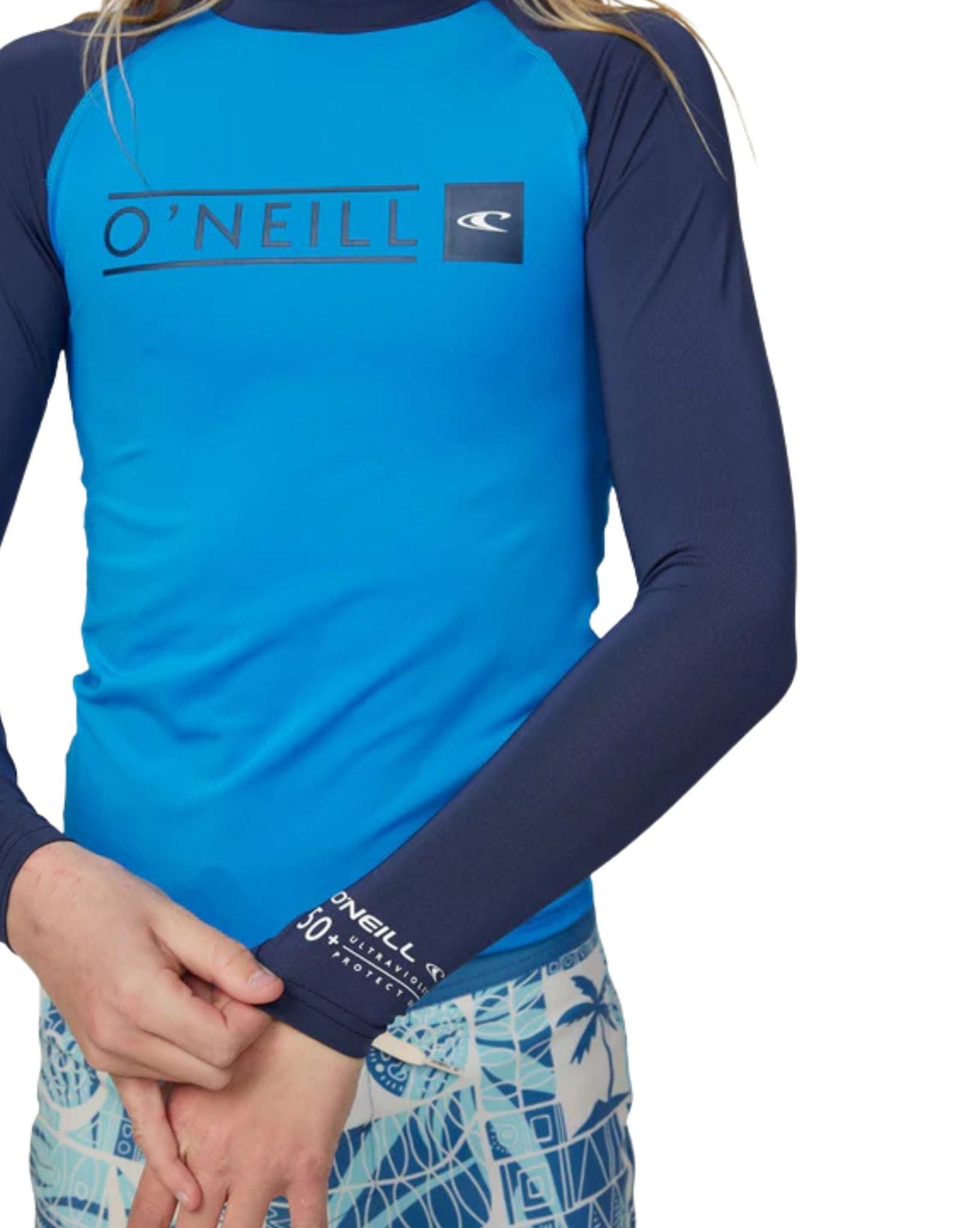 O'Neill Boys Reactor Block UV LS Rash Vest