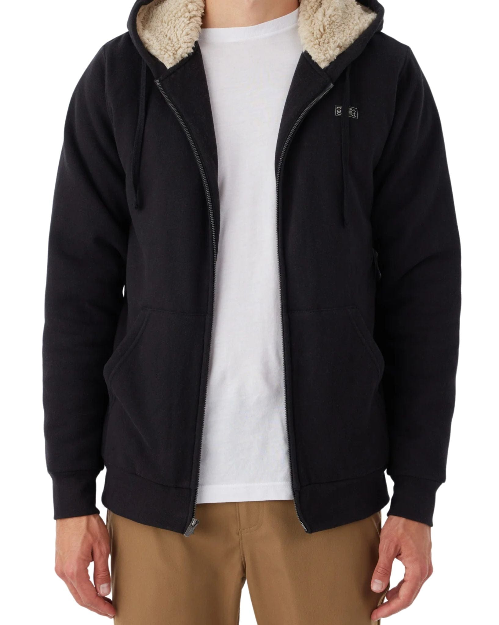 O'Neill Mens Fifty Two Zip Fleece Sherpa