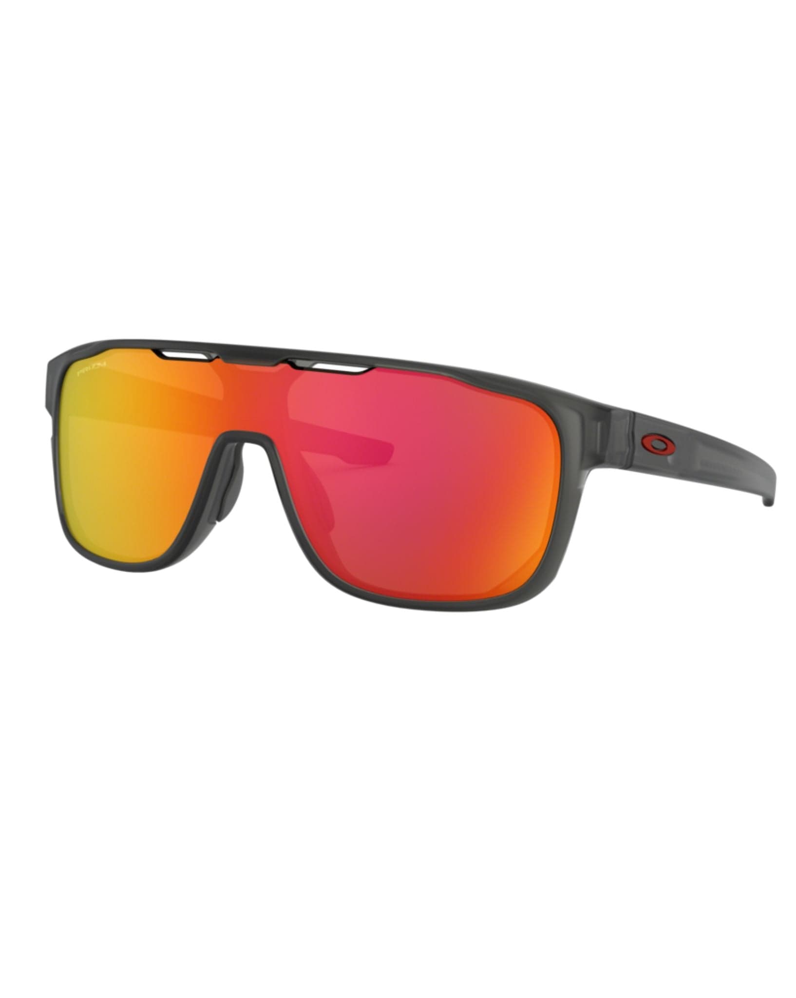 Oakley Crossrange Shield with PRIZM Ruby - Matte Grey Smoke