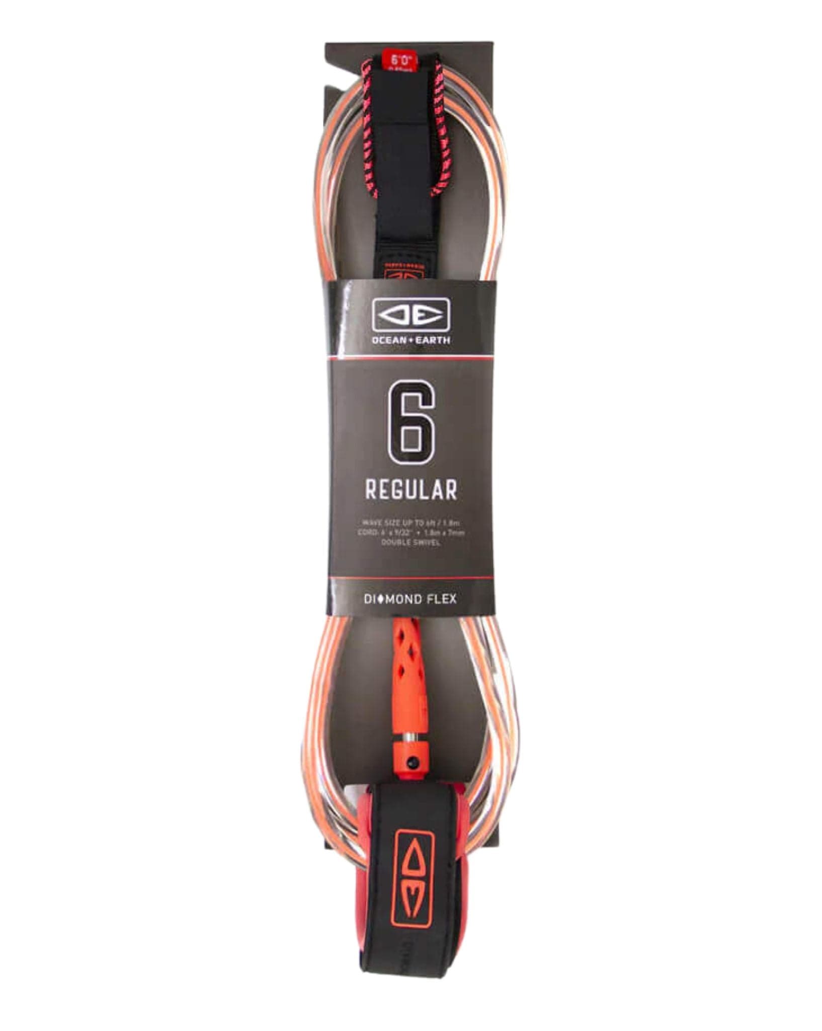 Ocean and Earth 6'0 Regular Moulded Leash