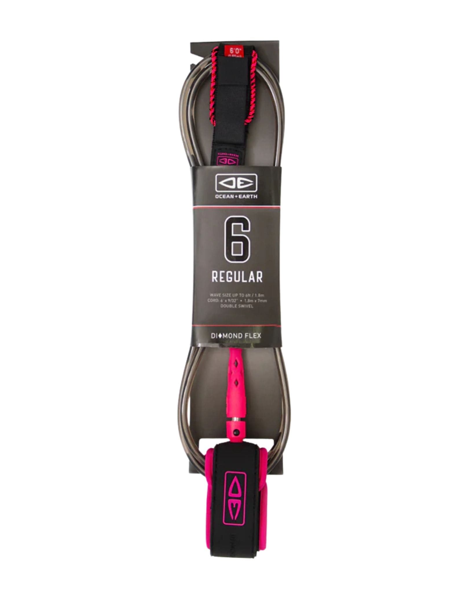 Ocean and Earth 6'0 Regular Moulded Leash