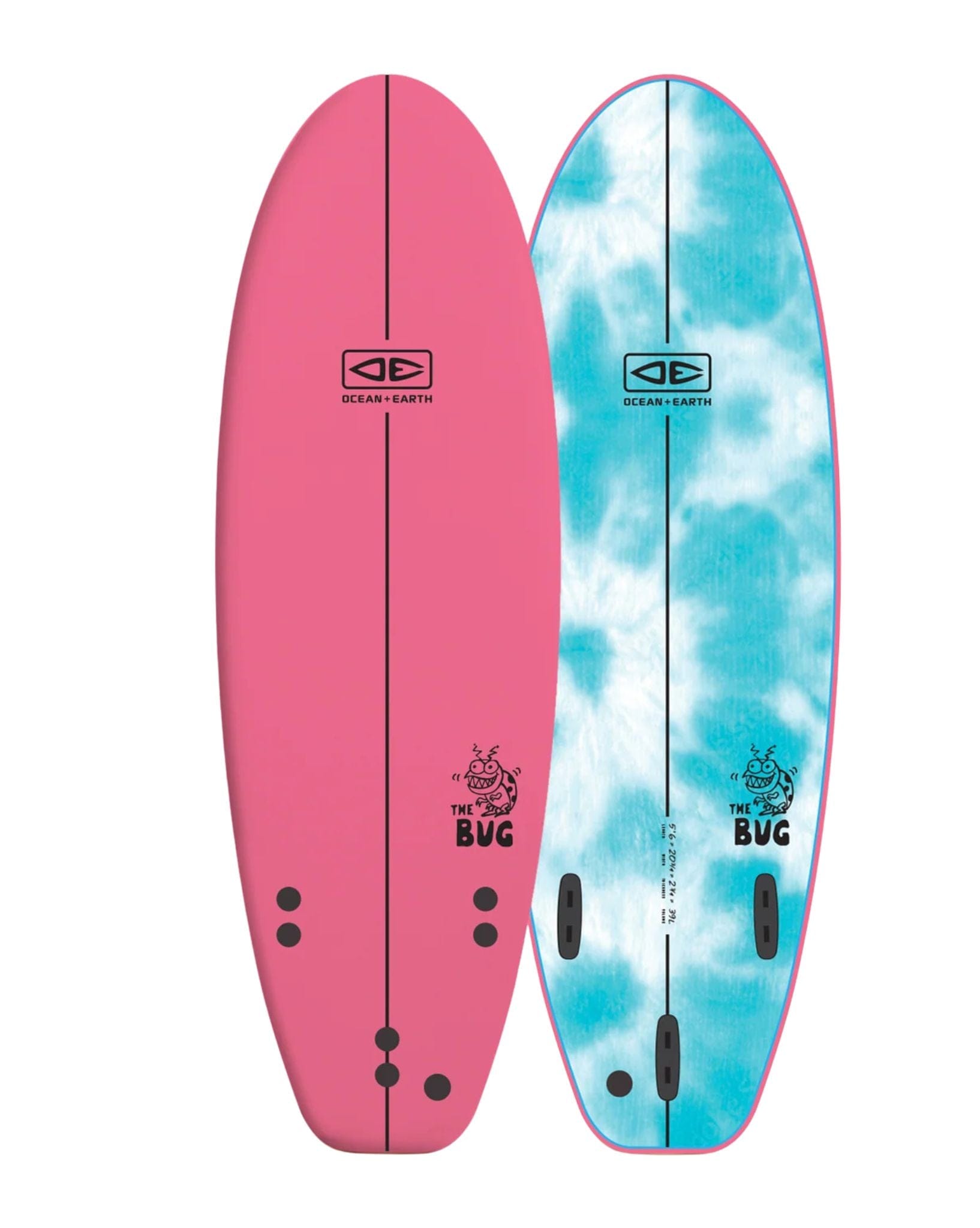 Ocean and Earth Bug Softboard 5'6