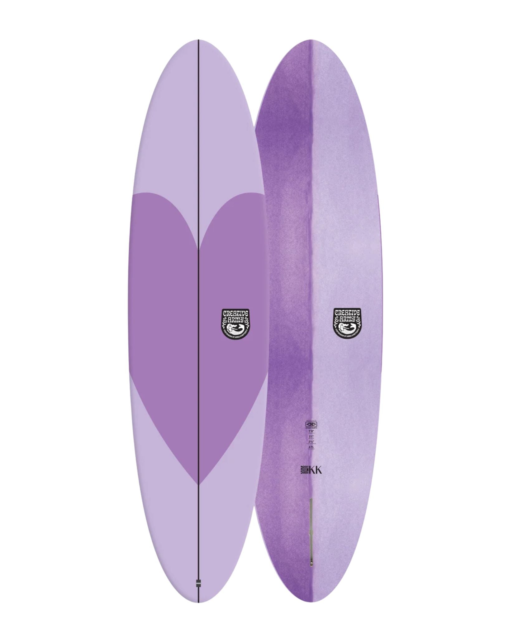 Ocean and Earth C-Army KK Mid length Epoxy Softboard 7'0