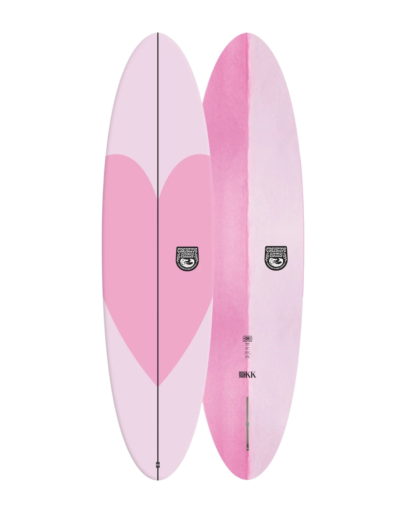 Ocean and Earth C-Army KK Mid length Epoxy Softboard 7'0