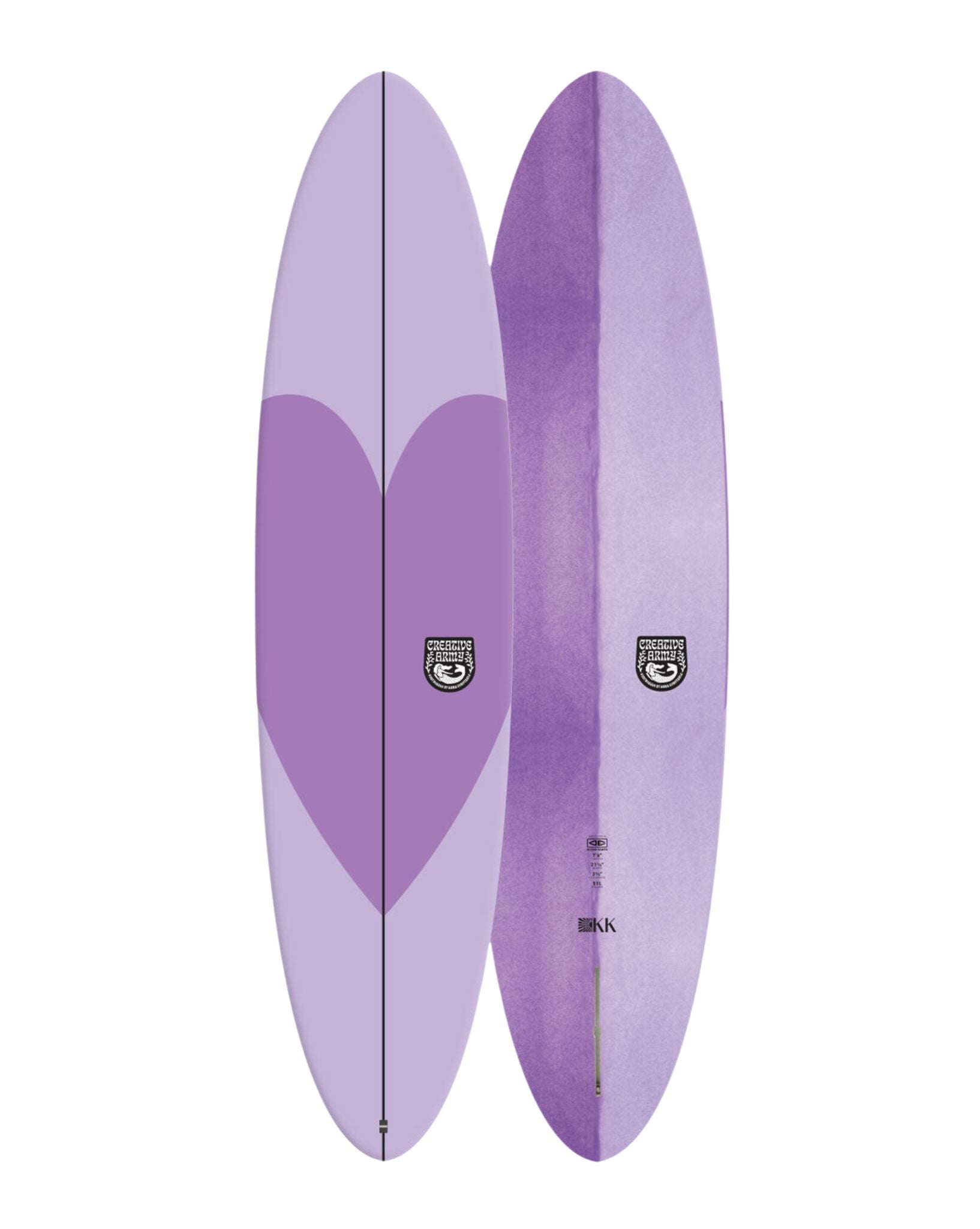 Ocean and Earth C-Army KK Mid length Epoxy Softboard 7'6