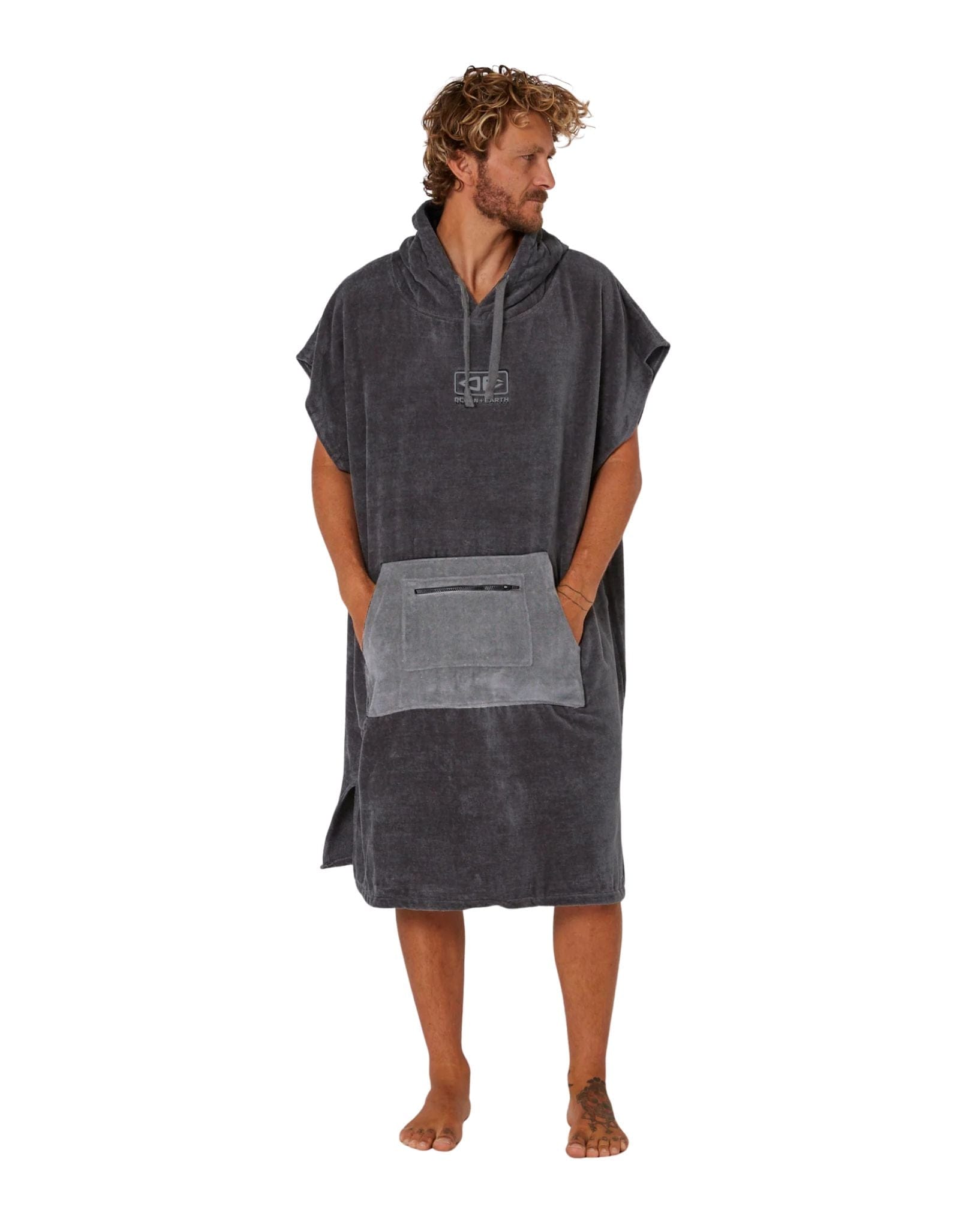 Ocean and Earth Daybreak Hooded Poncho