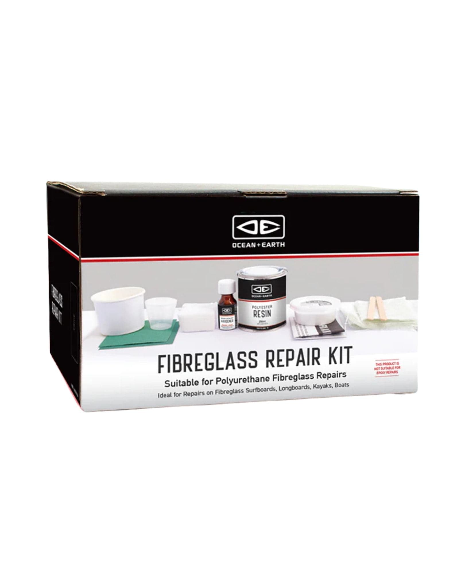Ocean and Earth Fiberglass Surfboard Repair Kit