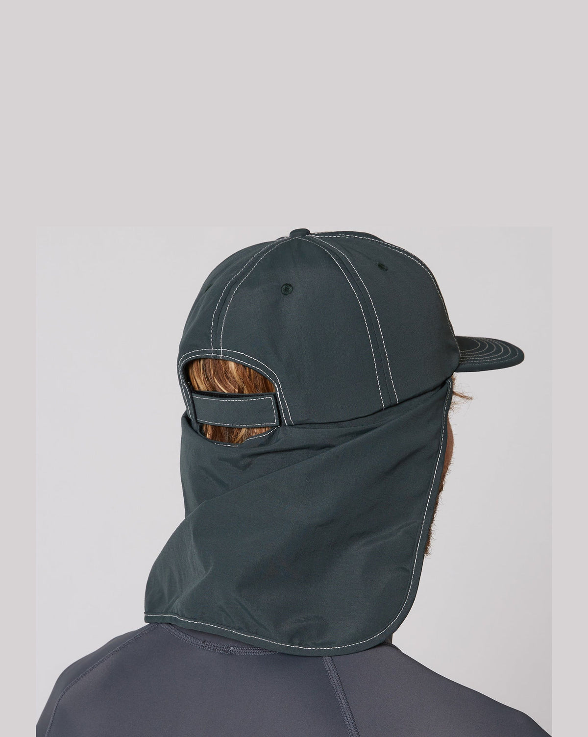Ocean and Earth G-Land Legionnaire Surf Cap in Forest, photo 13