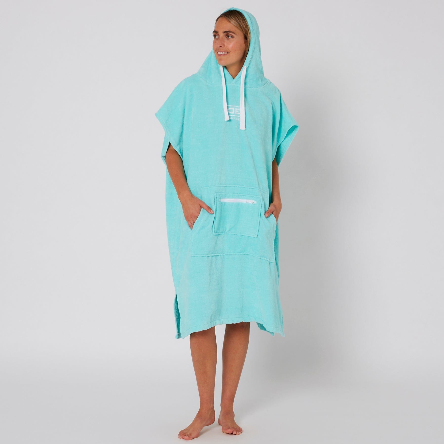 Ocean and Earth Ladies Hooded Poncho