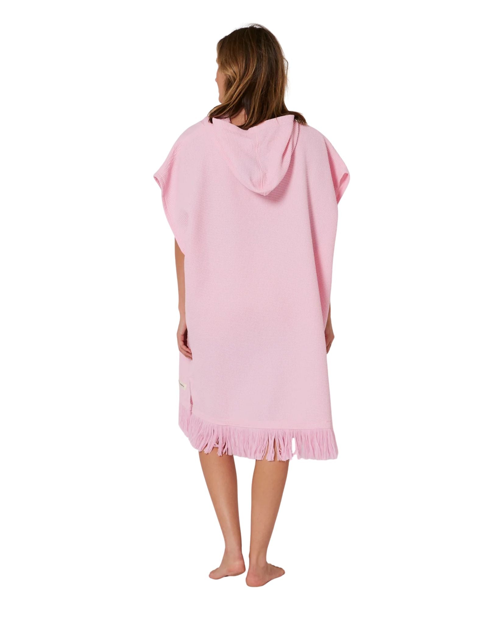 Ocean and Earth Ladies Waffle Poncho