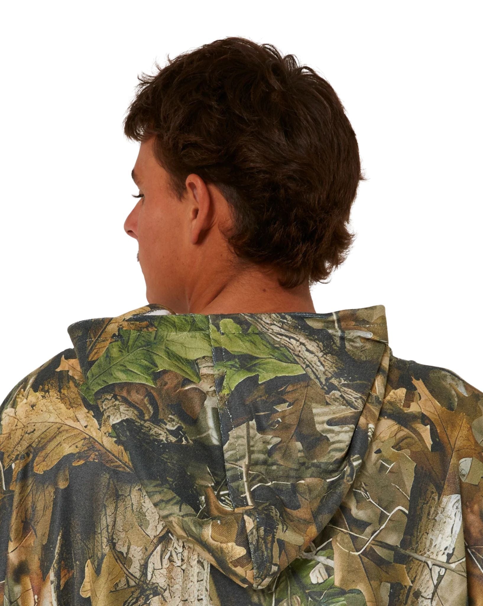 Ocean and Earth Real Camo Hooded Poncho