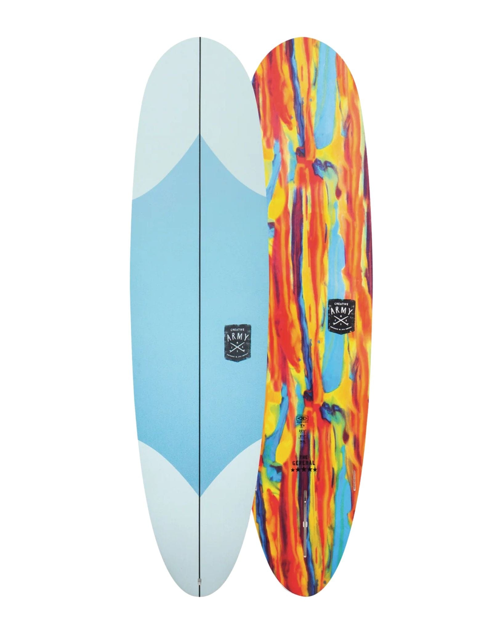 Ocean and Earth The General C-Army Epoxy Soft Longboard 7'0