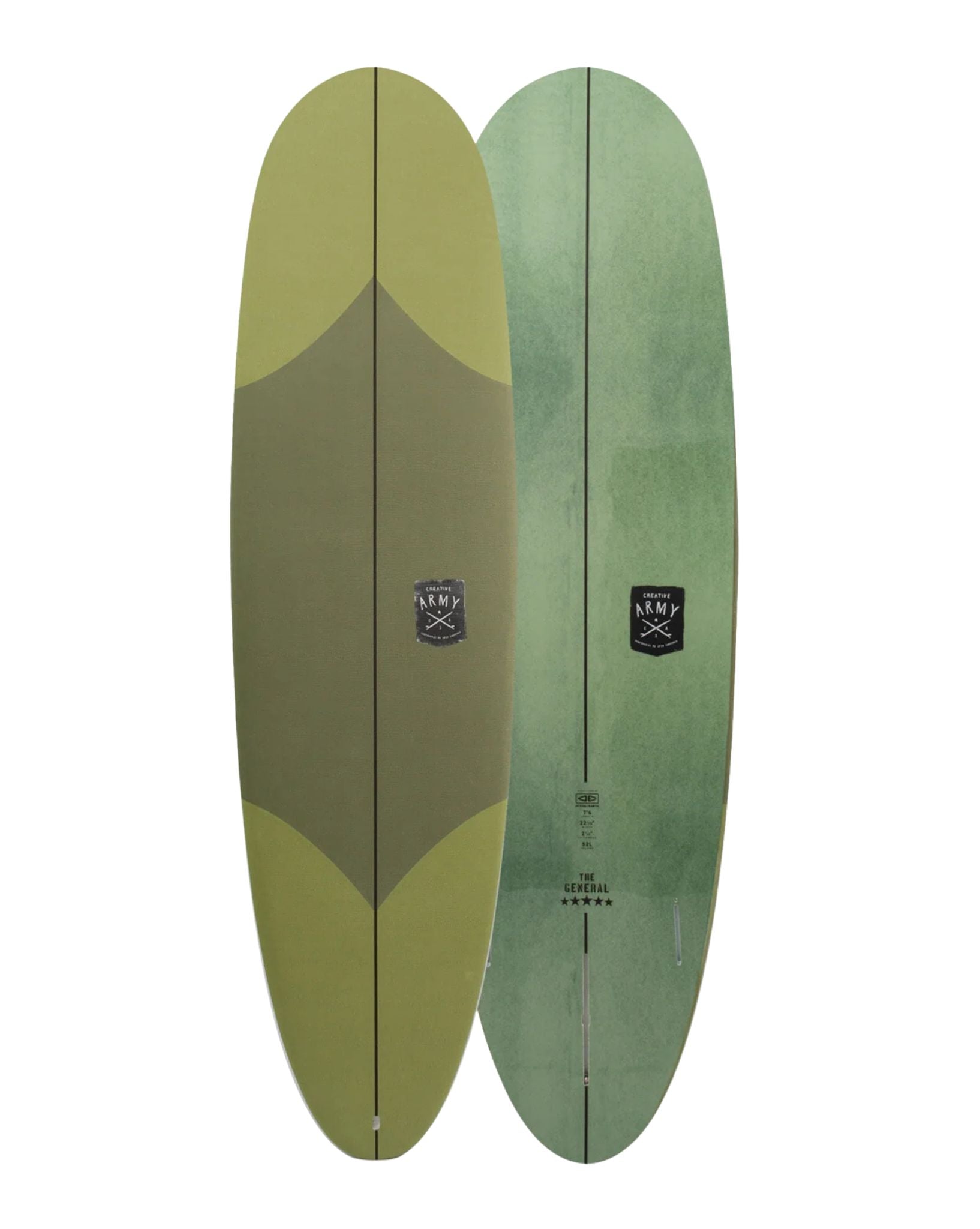 Ocean and Earth The General C-Army Epoxy Soft Longboard 7'0