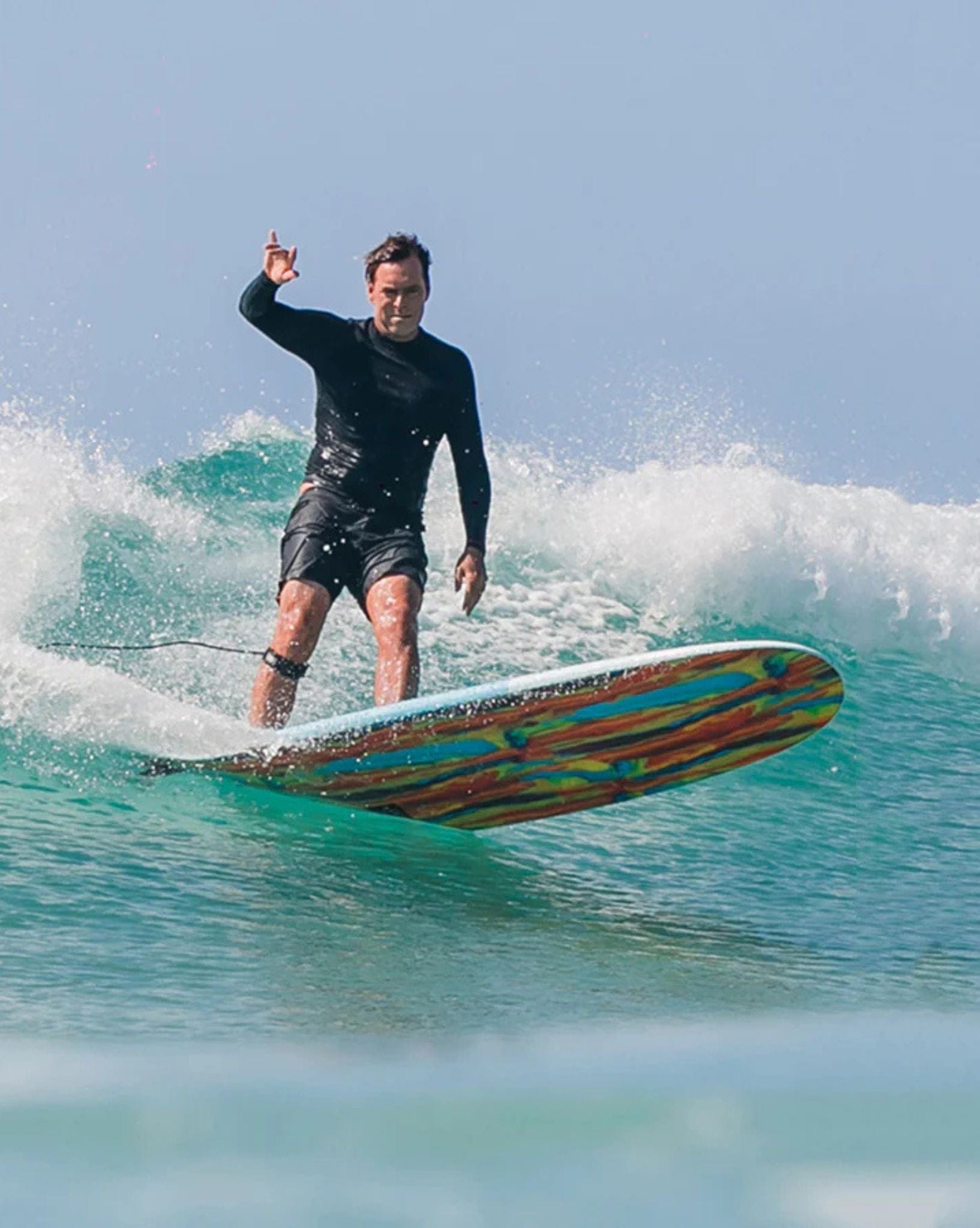 Ocean and Earth The General C-Army Epoxy Soft Longboard 7'6