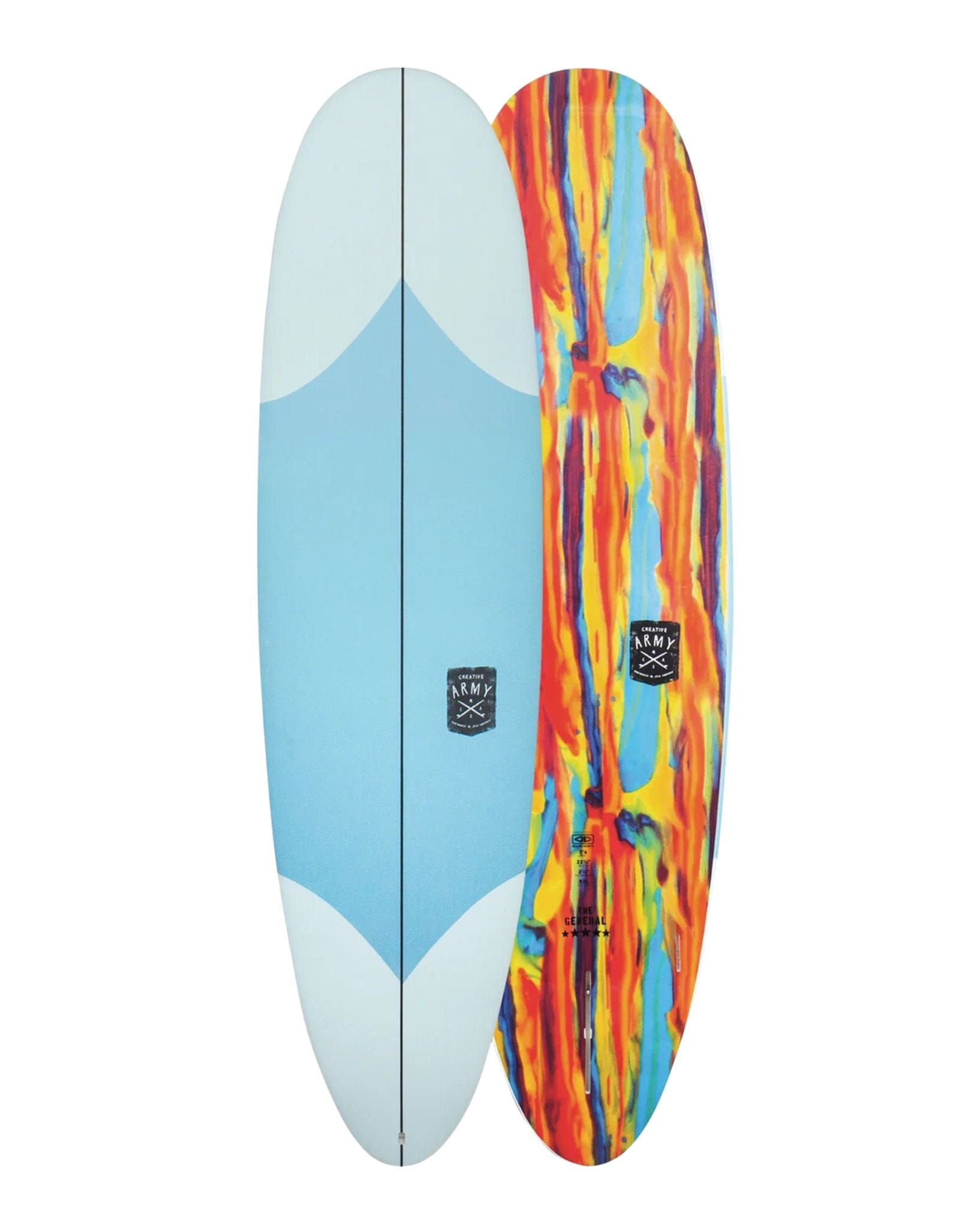 Ocean and Earth The General C-Army Epoxy Soft Longboard 7'6