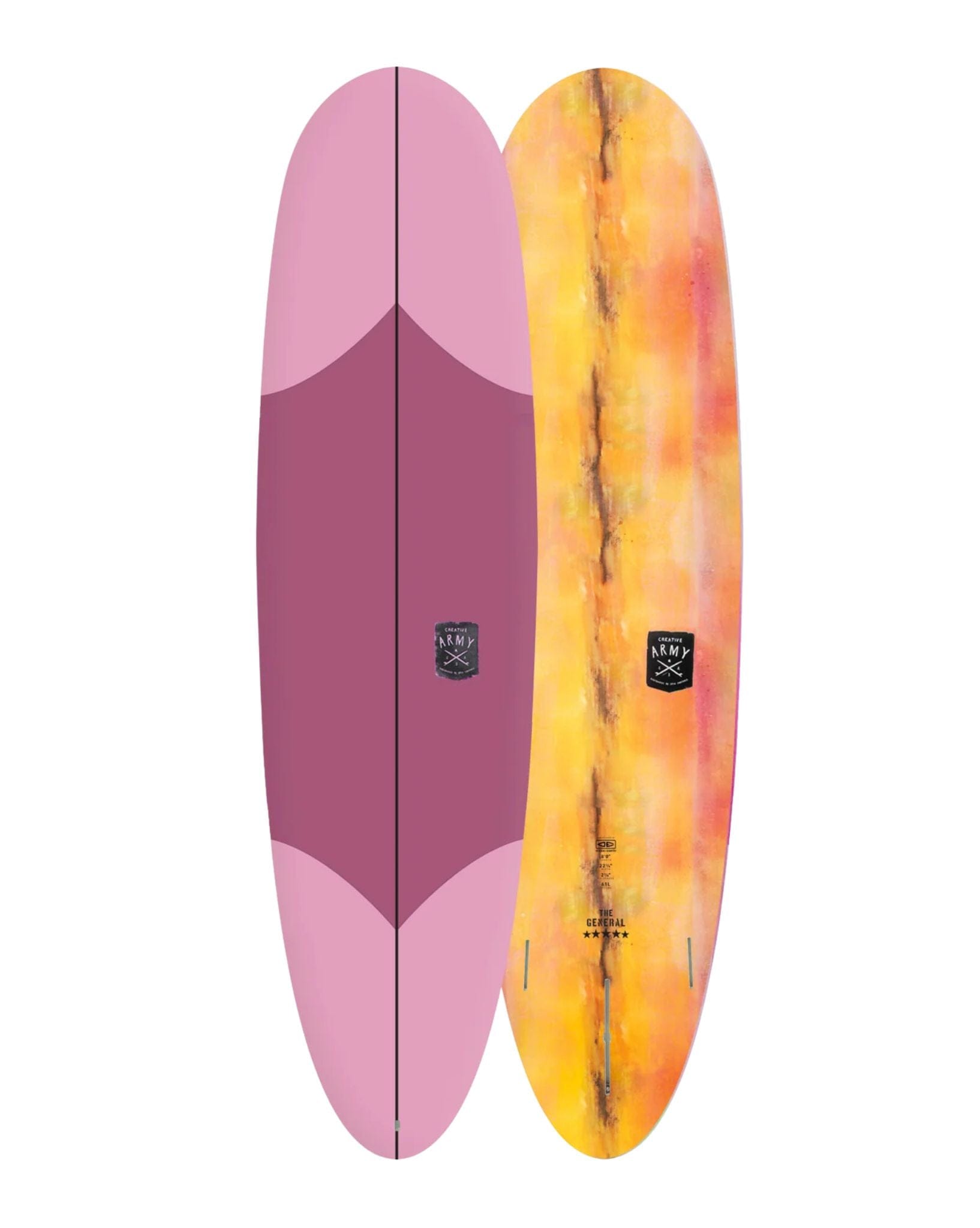 Ocean and Earth The General C-Army Epoxy Soft Longboard 7'6