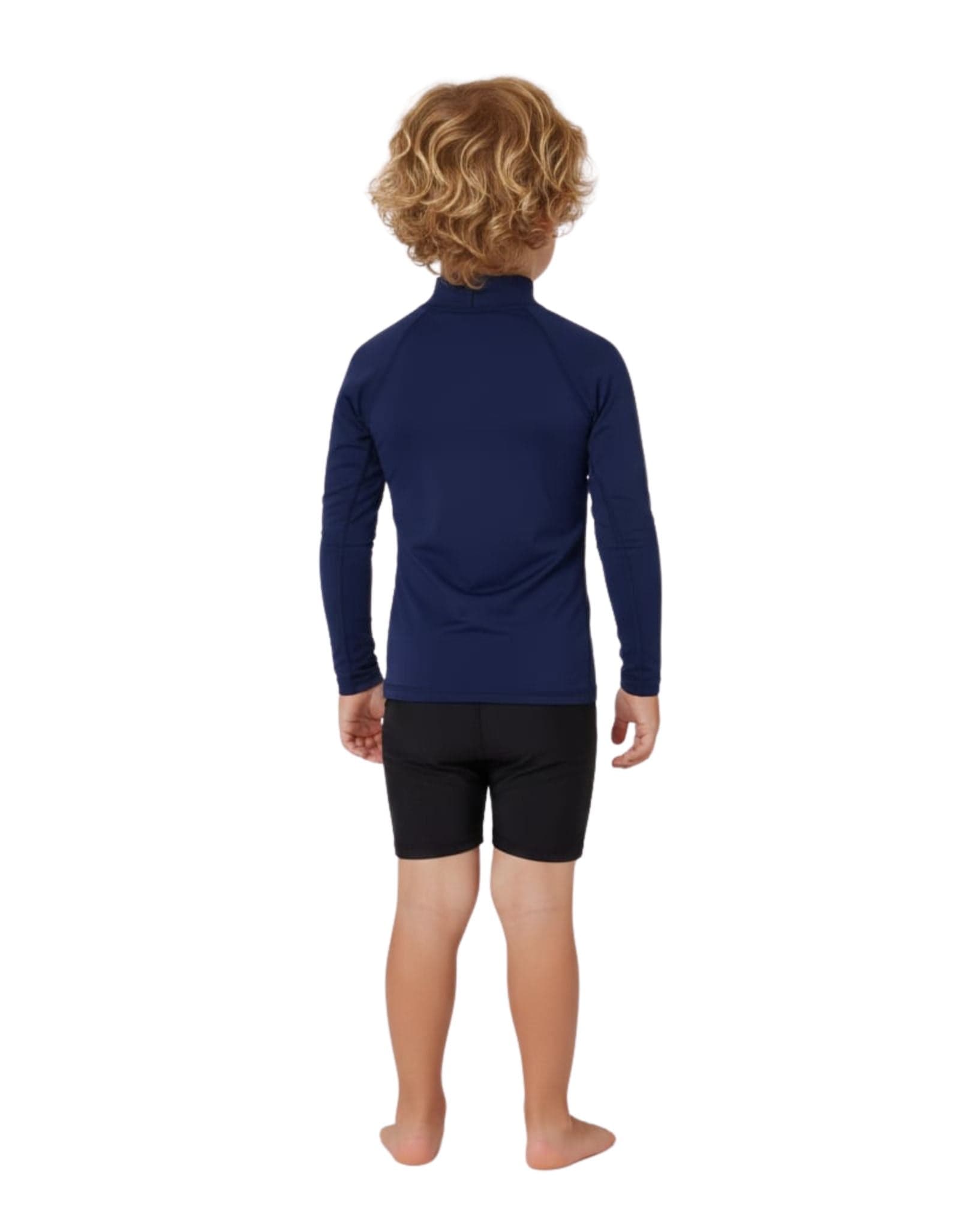 Ocean and Earth Tod Boys Script LS Rash Vest