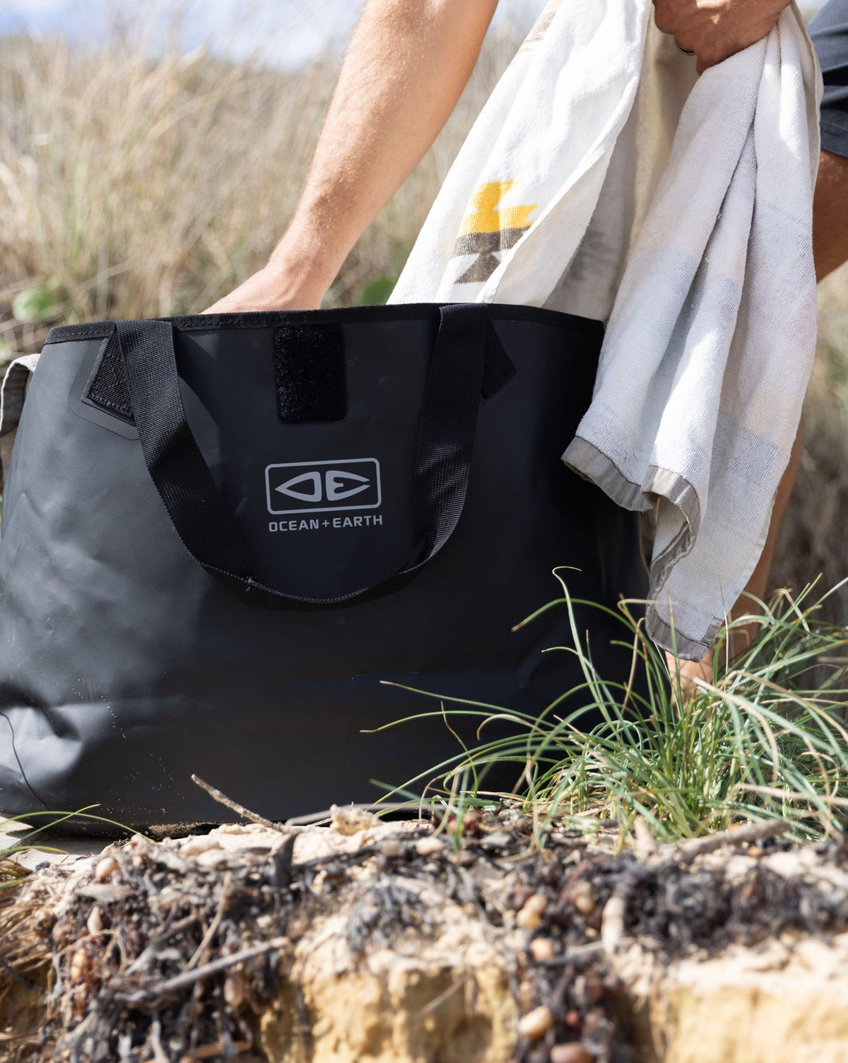 Ocean and Earth Waterproof Tote Beach Bag, photo 3