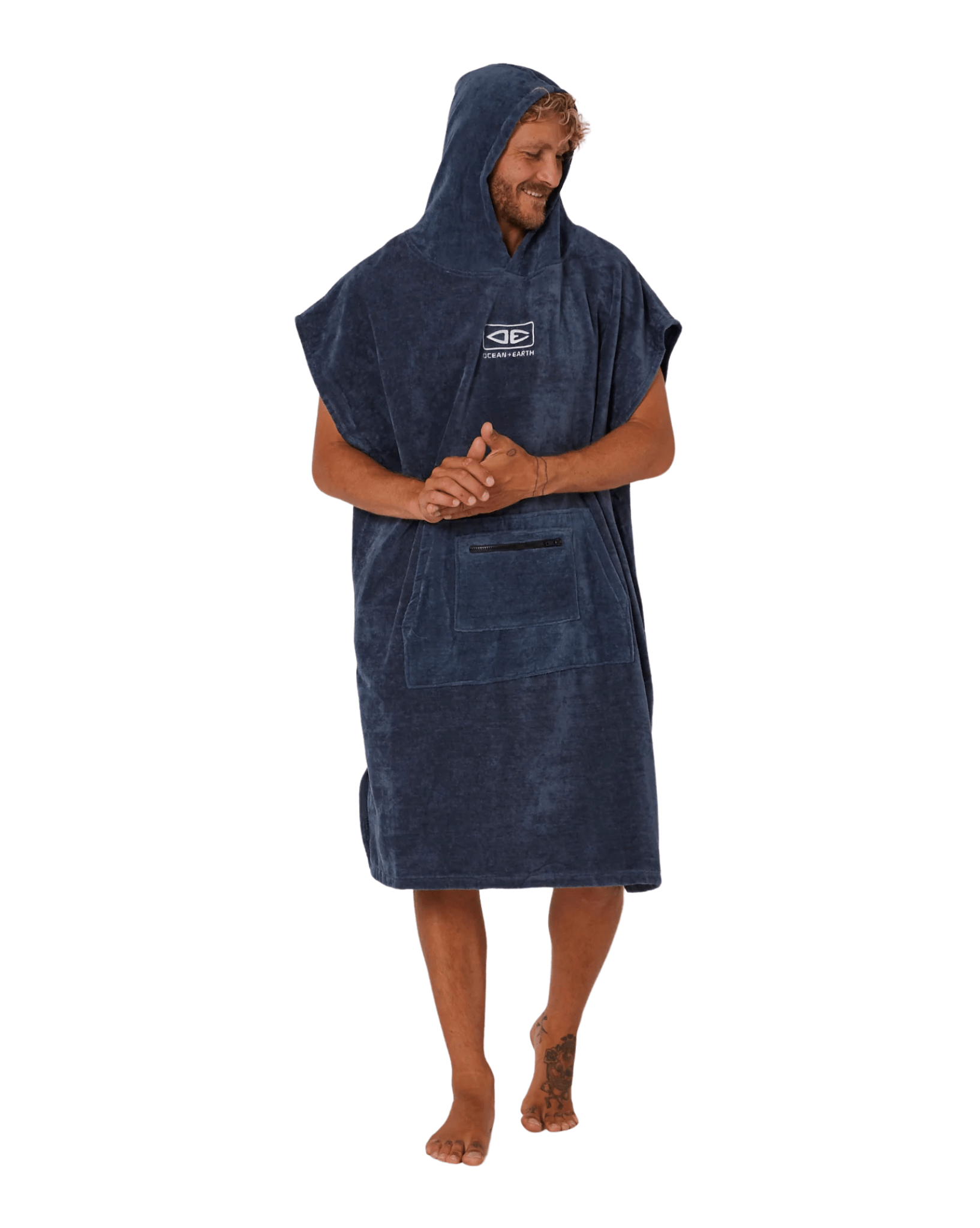 Ocean & Earth Mens Corp Hooded Poncho