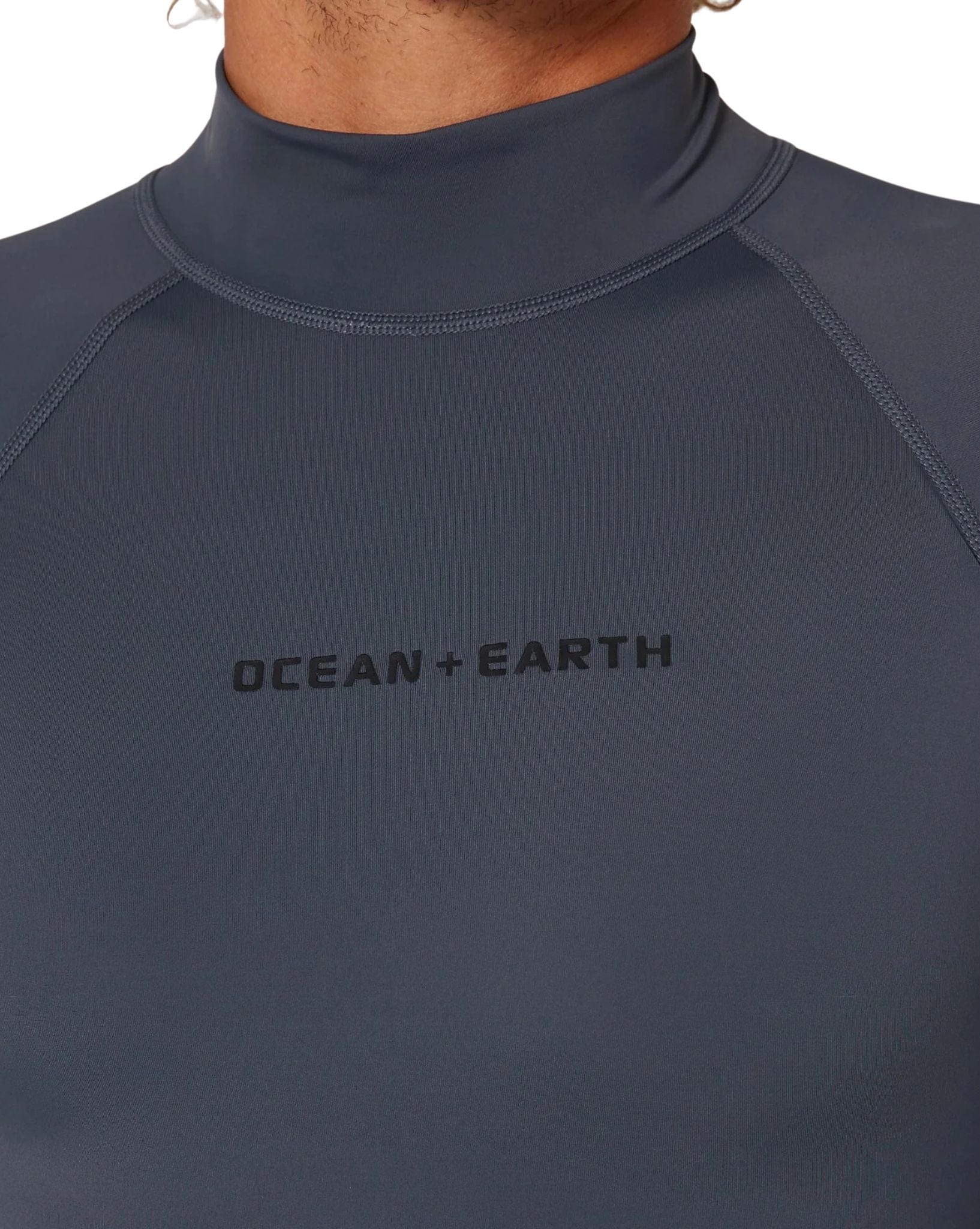 Ocean & Earth Mens Script LS Rash Shirt