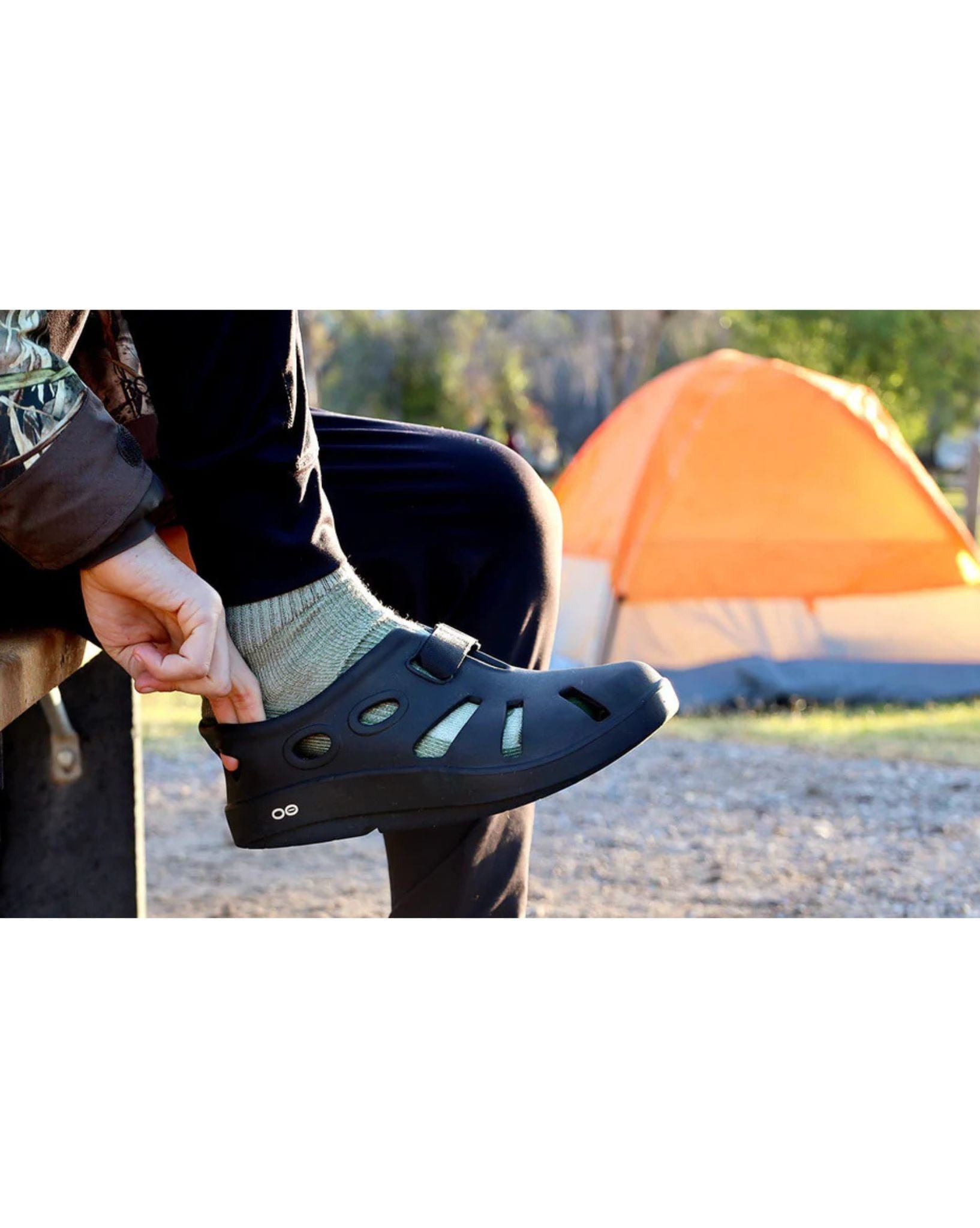 OOFOS OOFOS Mens Oocandoo - Black