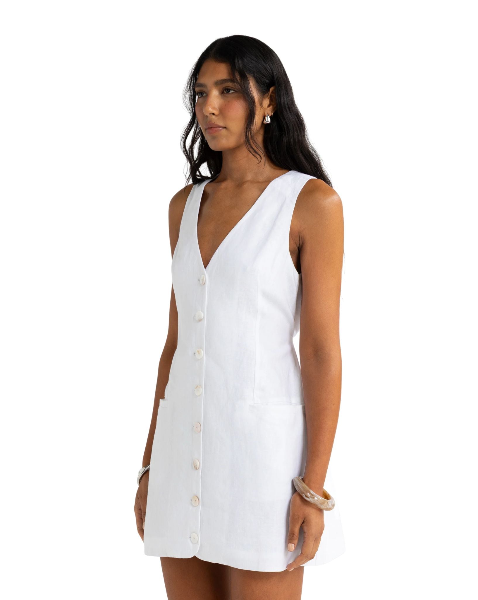 ORTC Koda Linen Mini Dress