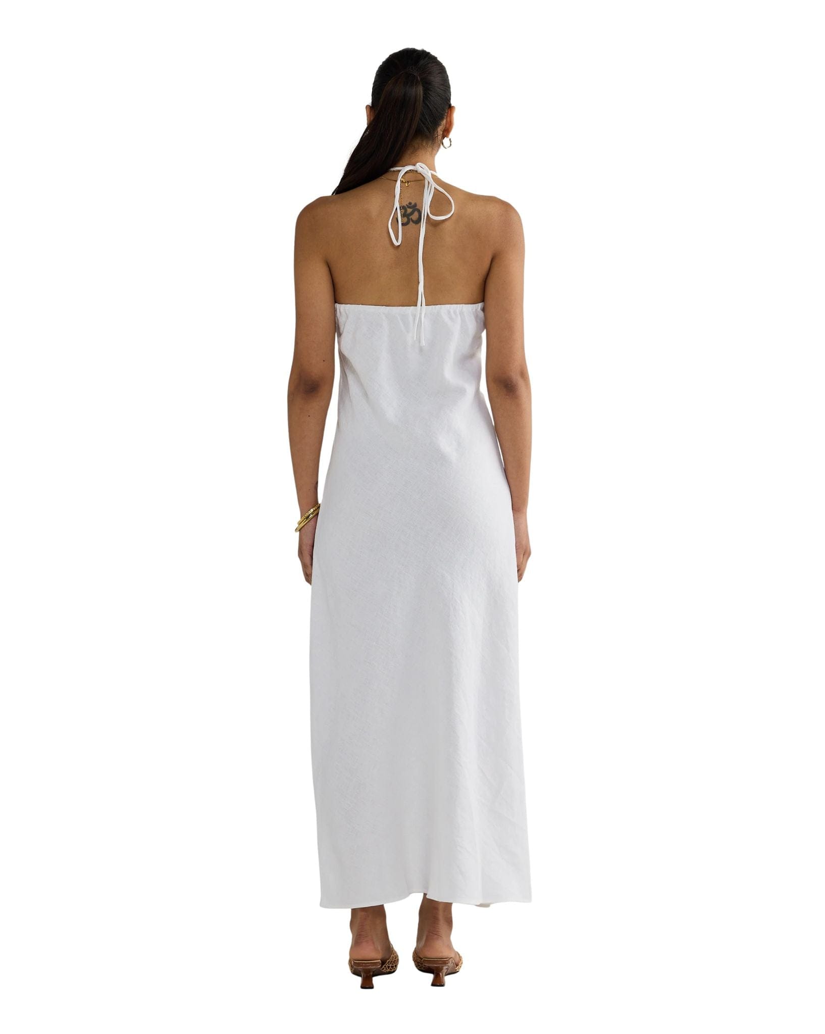 ORTC Zia Linen Bias Cut Dress