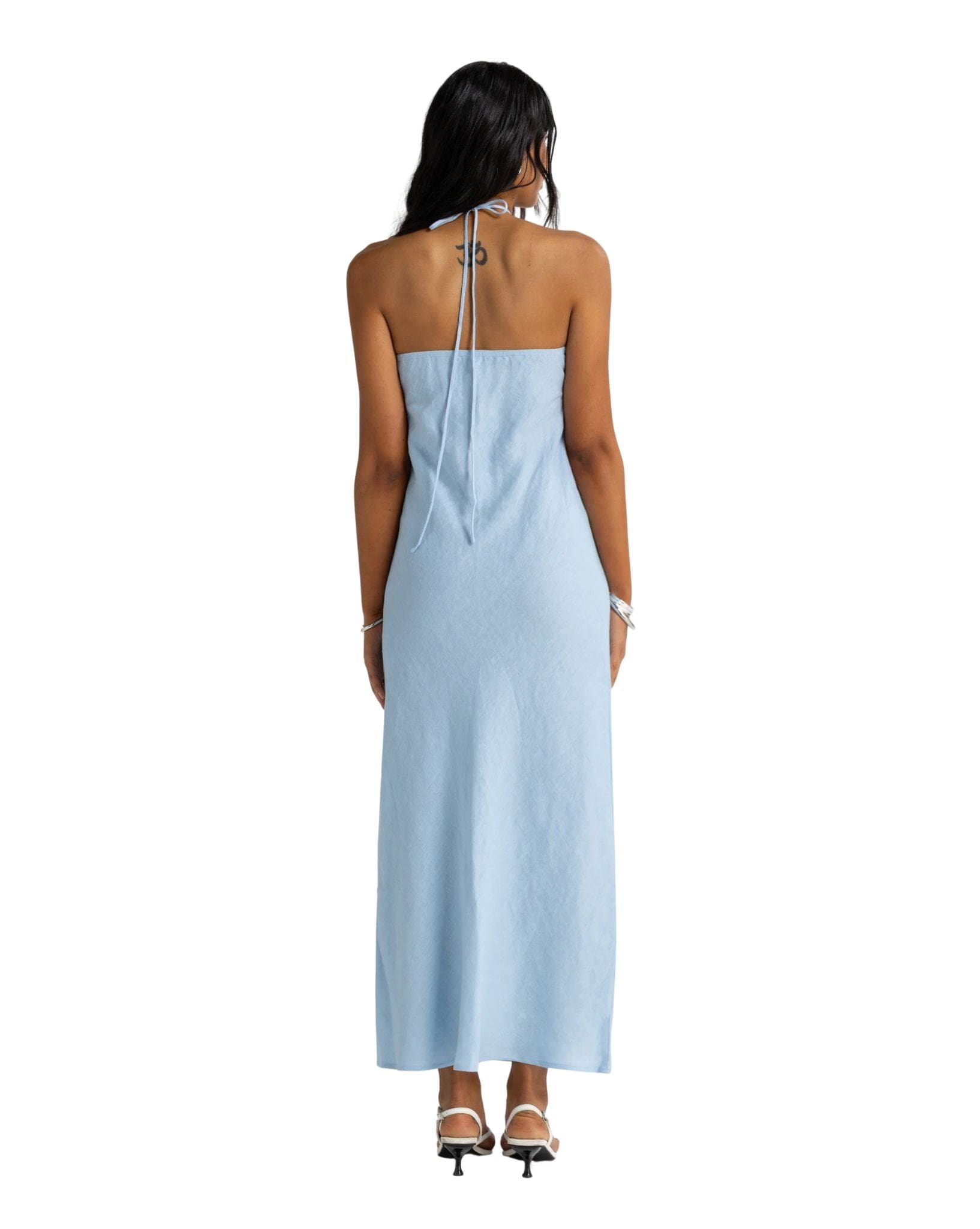 ORTC Zia Linen Bias Cut Dress