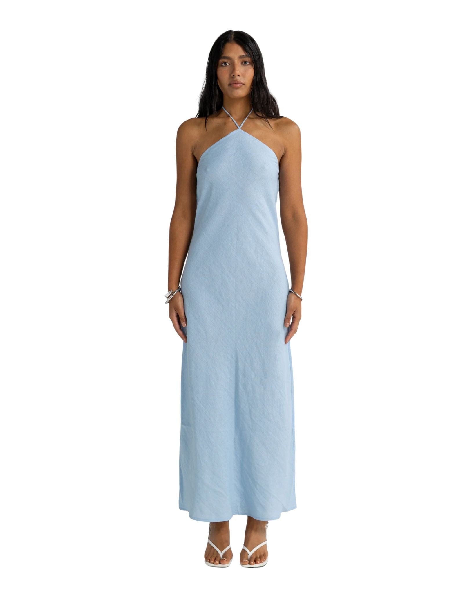 ORTC Zia Linen Bias Cut Dress