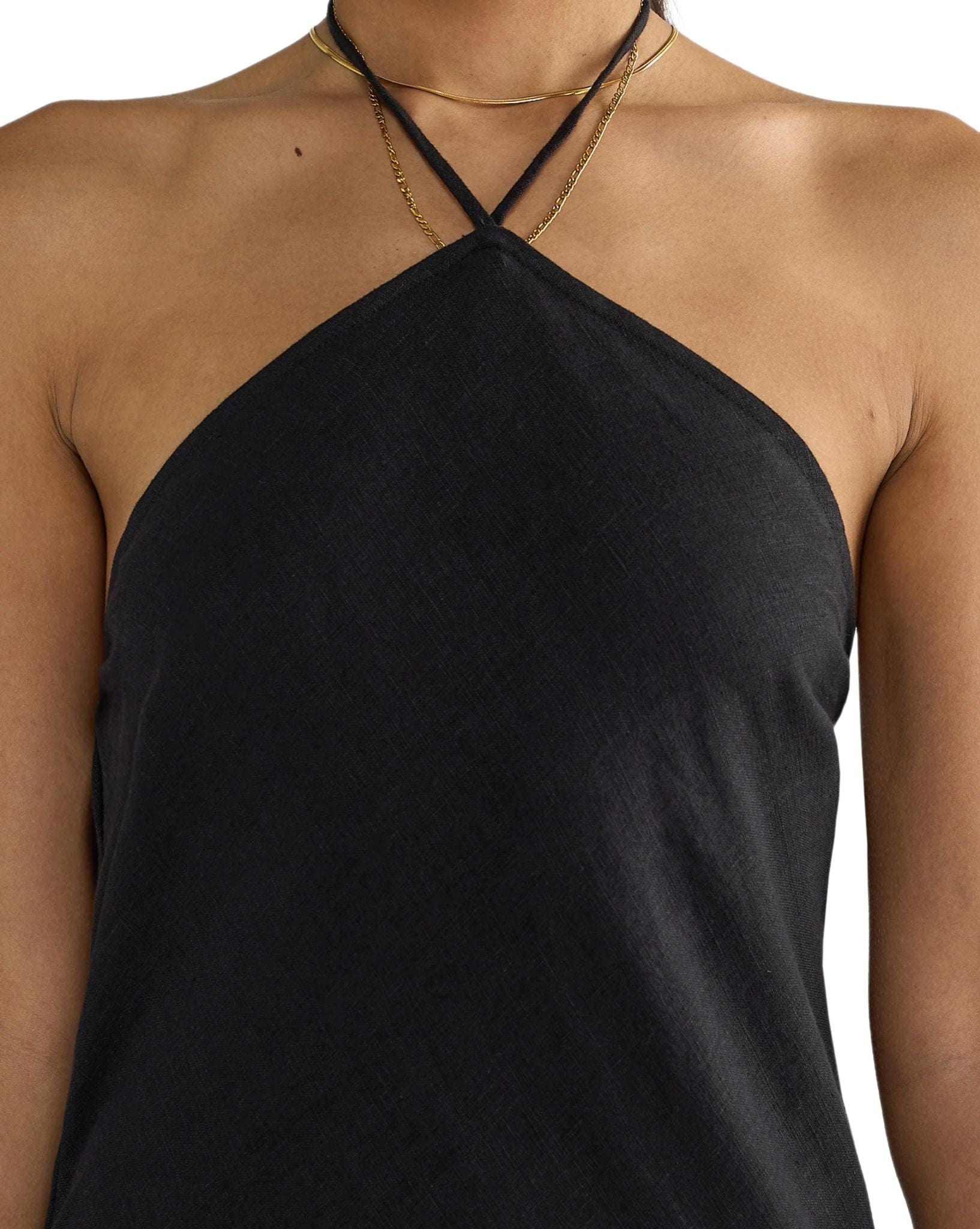 ORTC Zia Linen Bias Cut Dress