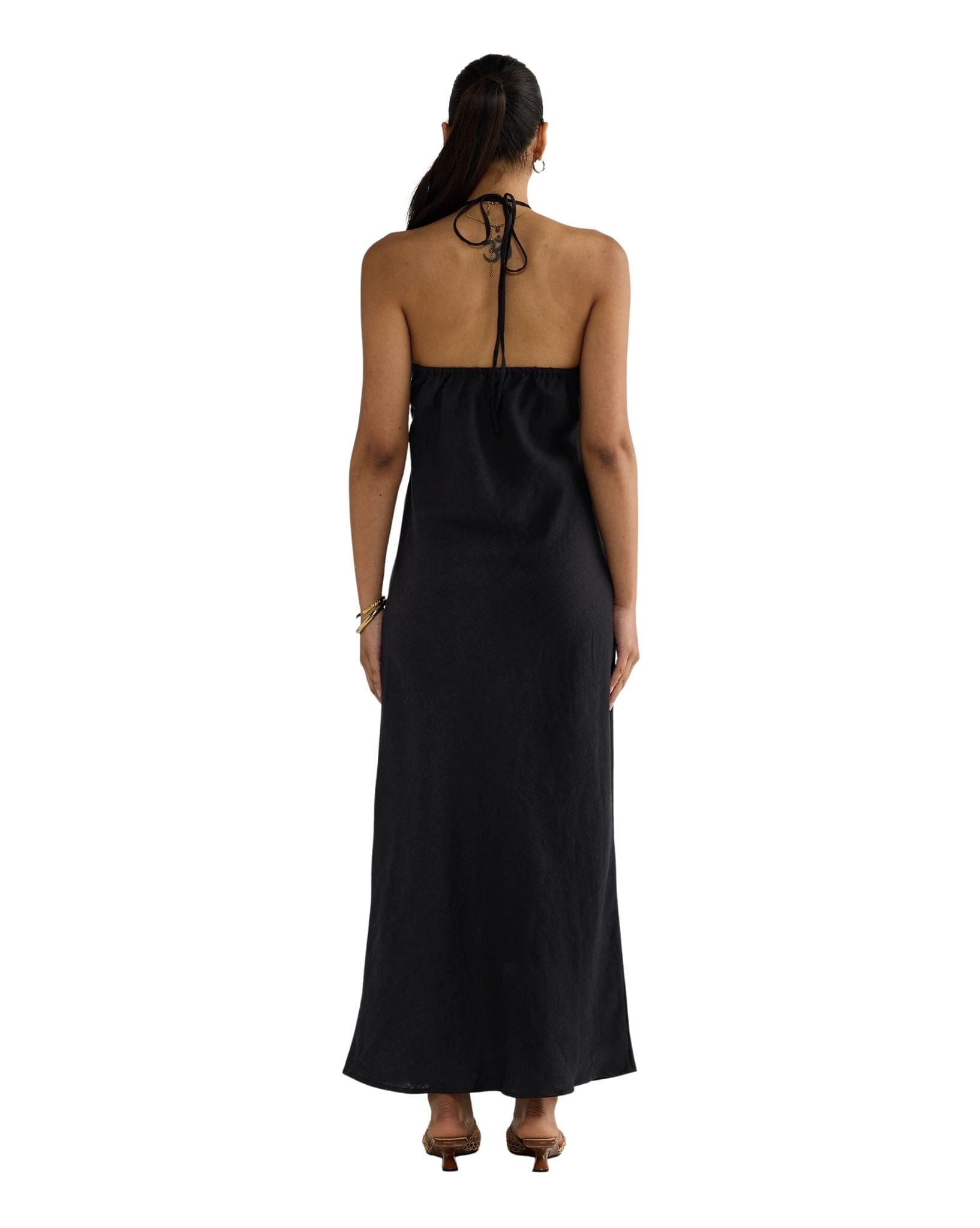 ORTC Zia Linen Bias Cut Dress