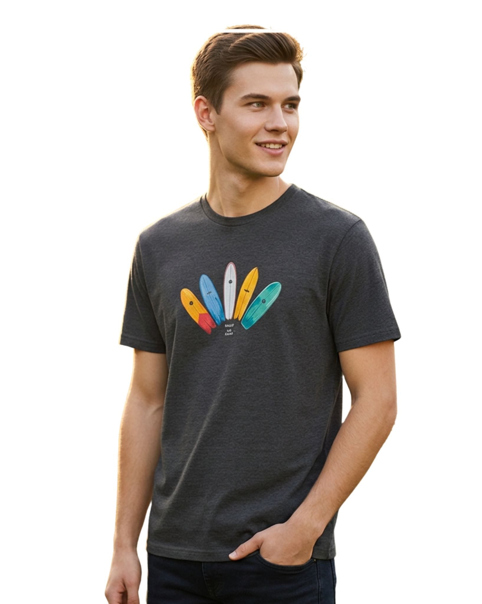 Pacific Creations Mens T - Retro Boards