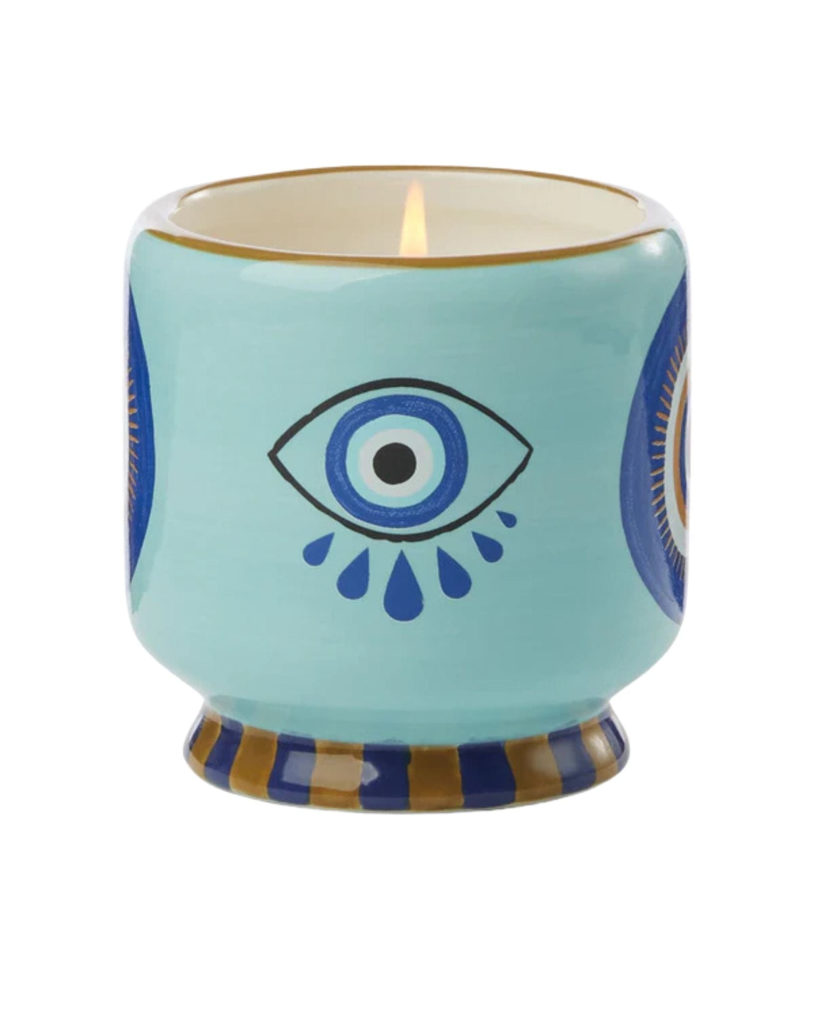 Paddywax Adopo 8 oz./226g Eye Ceramic Candle - Incense & Smoke Boxed