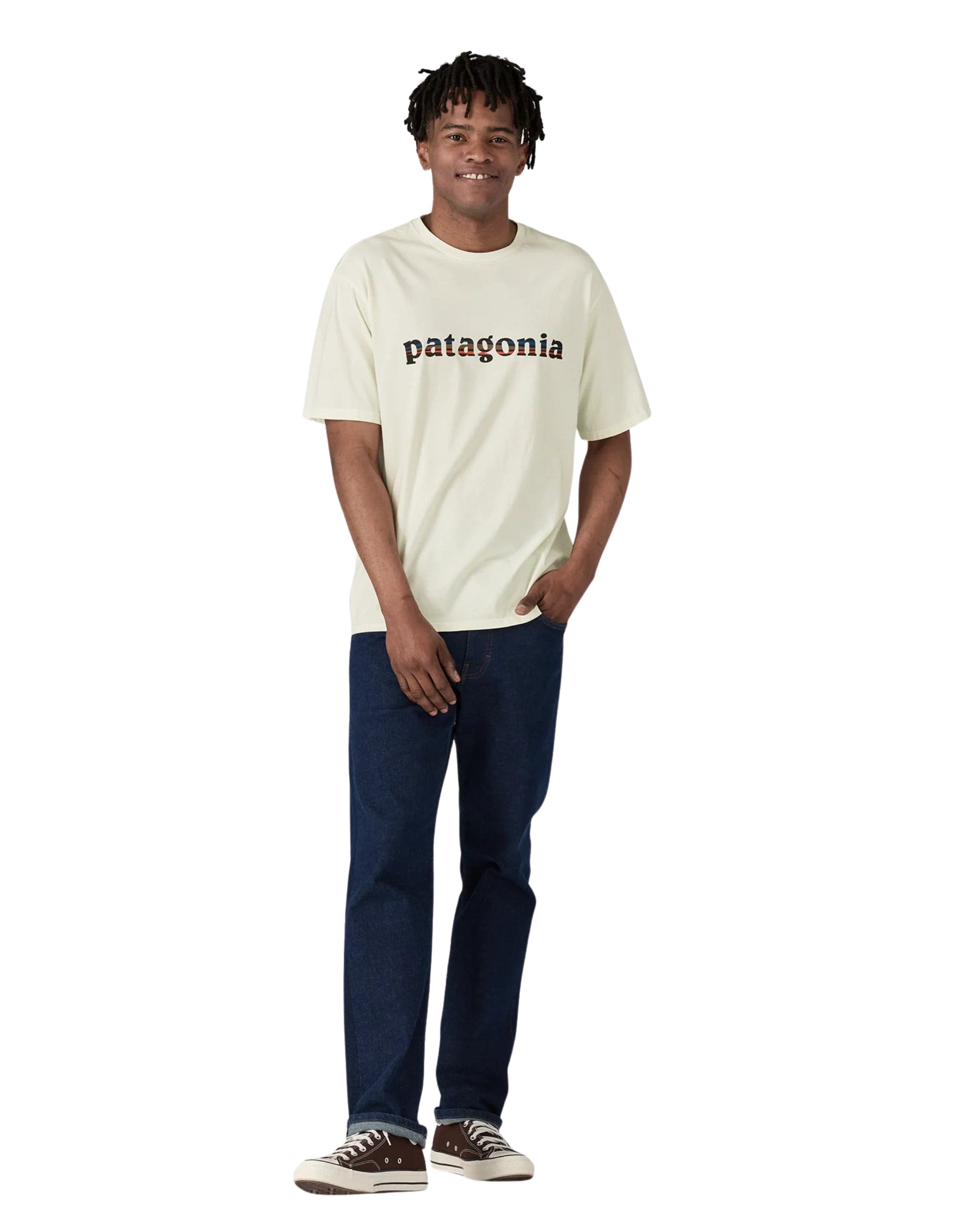 Patagonia Men's '73 Text Logo Organic T-Shirt