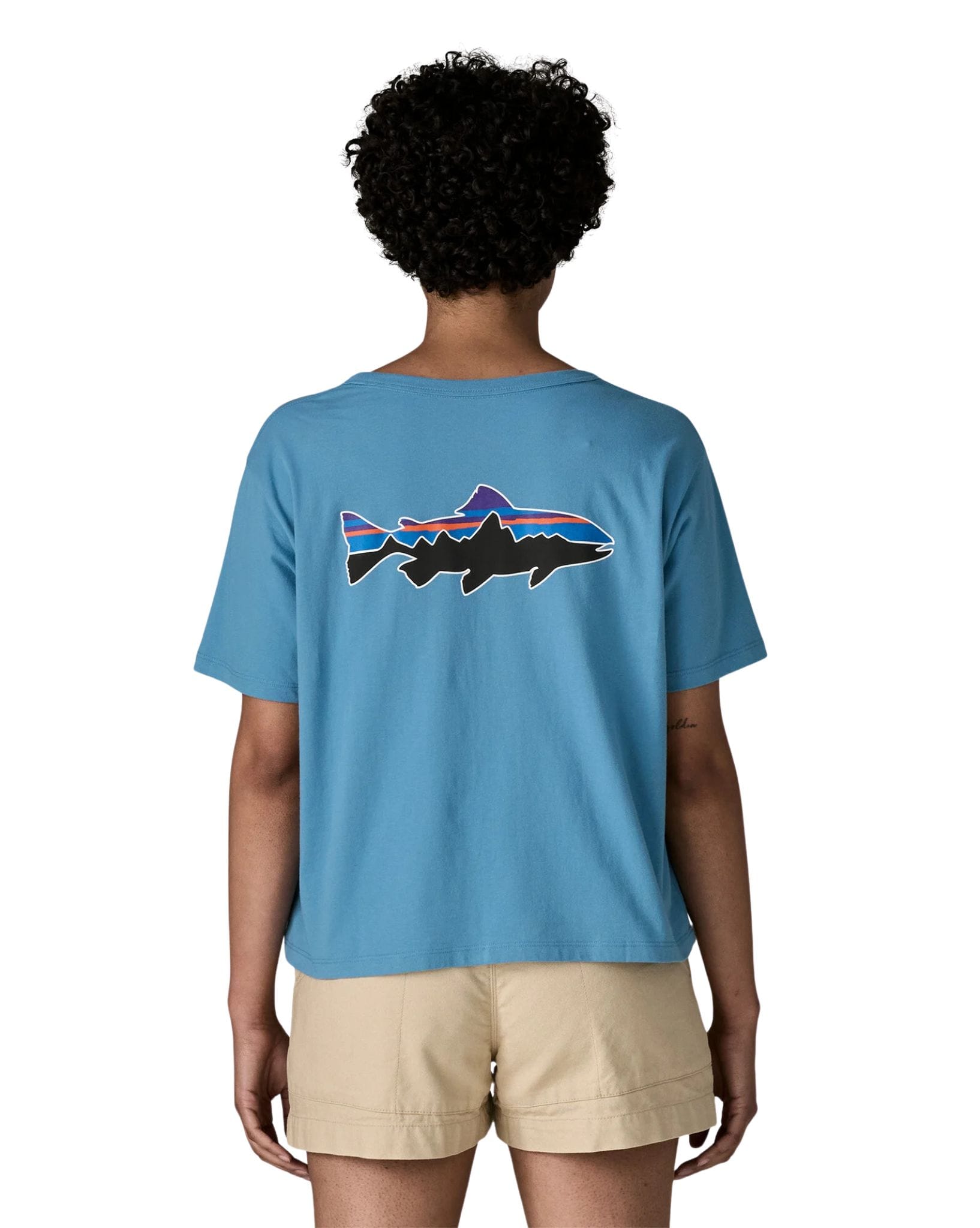 Patagonia W'S Fitz Roy Trout Easy Cut T-Shirt