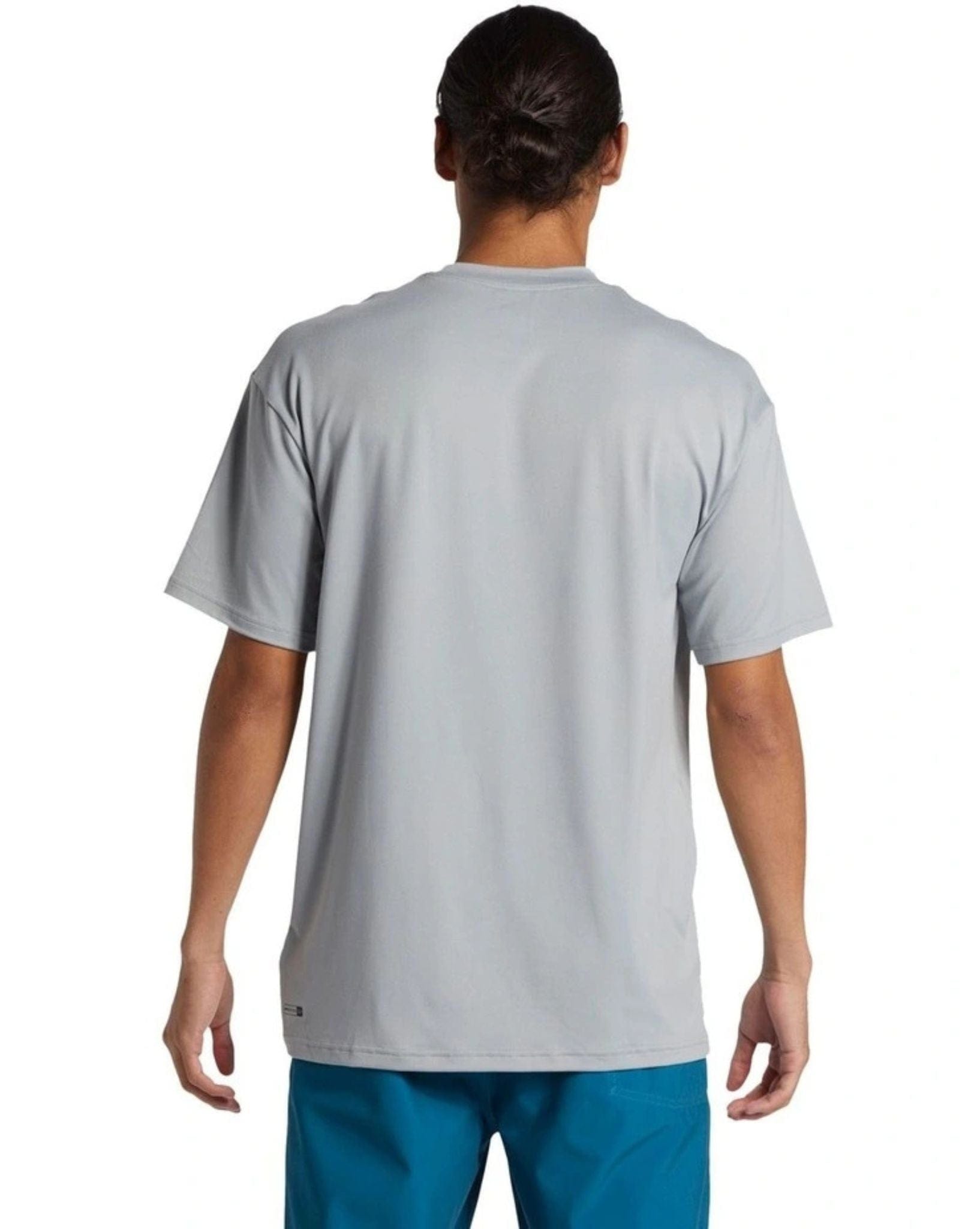 Quiksilver Mens Bubble Logo Surf Tee - Quarry