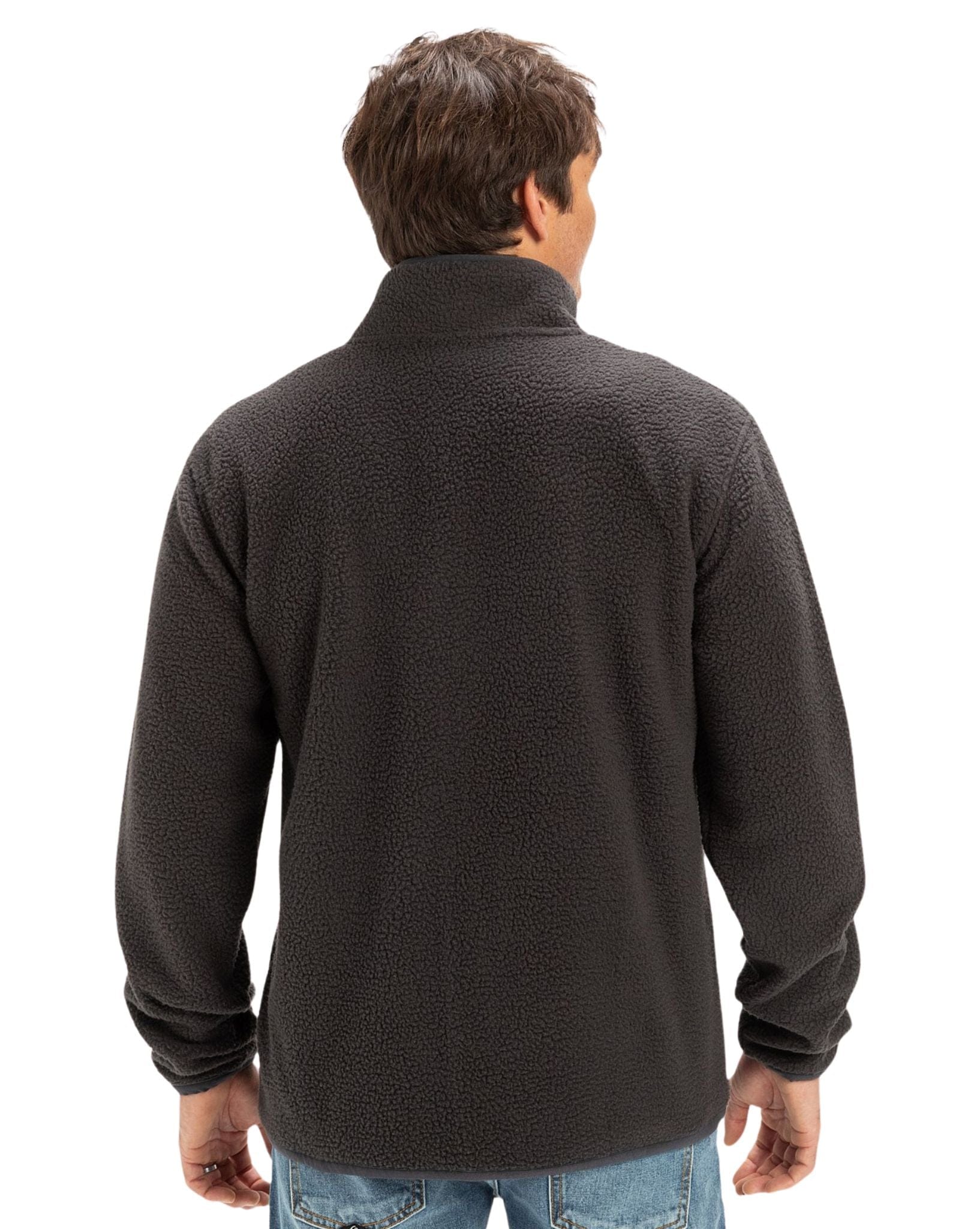 Quiksilver Mens Hook Sherpa Zip Fleece - Phantom