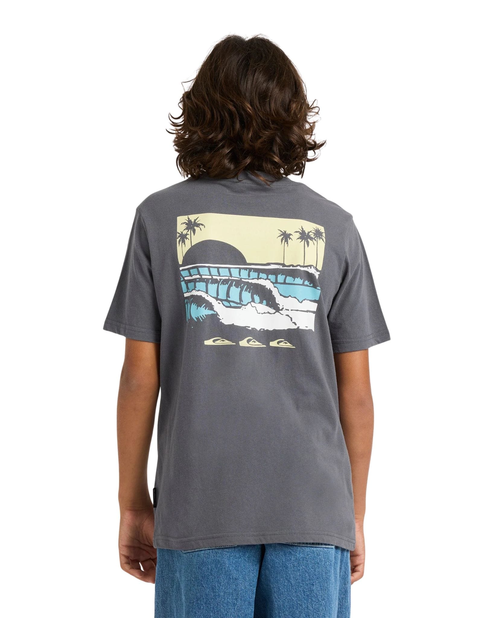 Quiksilver Stacked Line Up Ss Yth