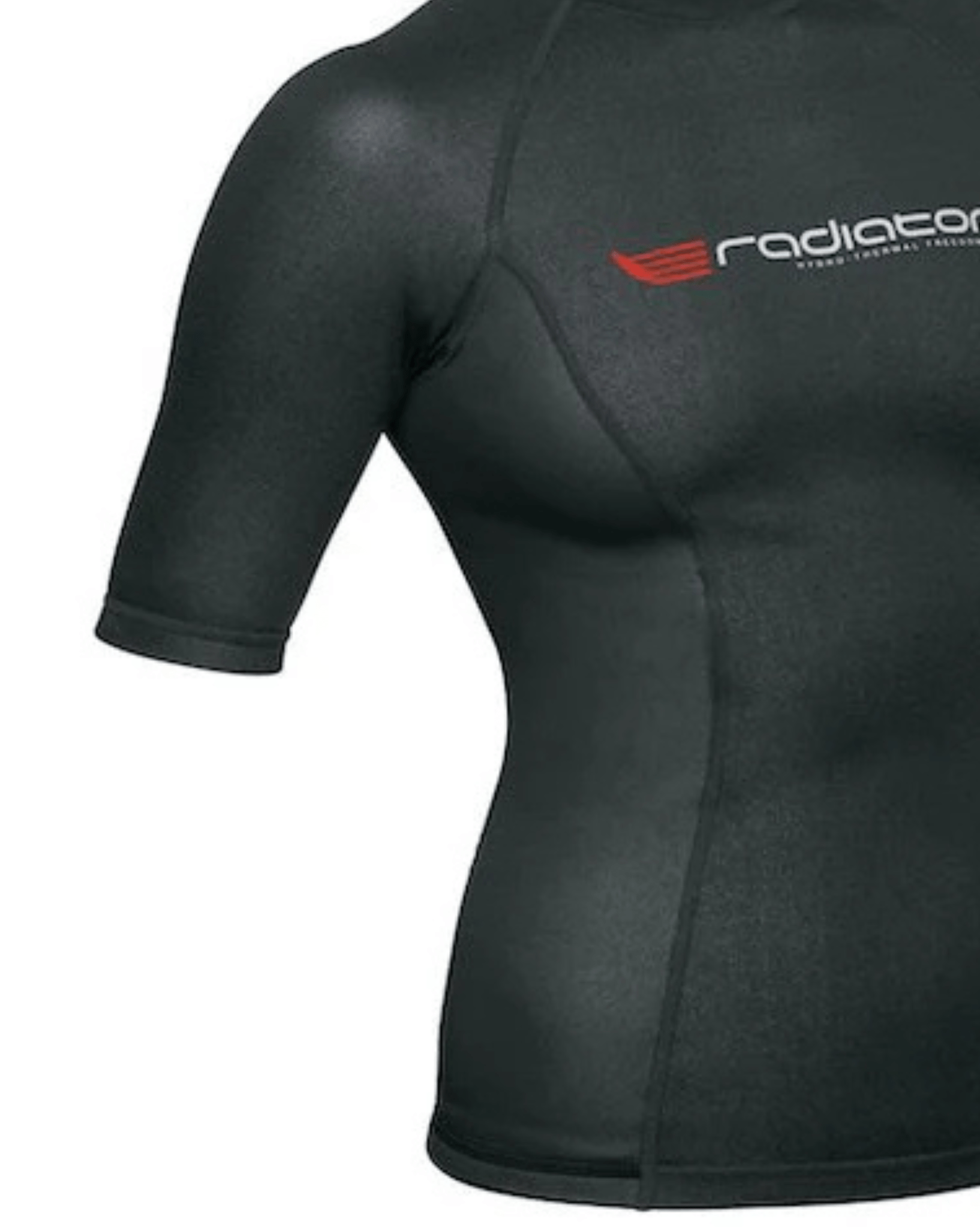 Radiator Ladies Short Sleeve Vest - Black I Black 10