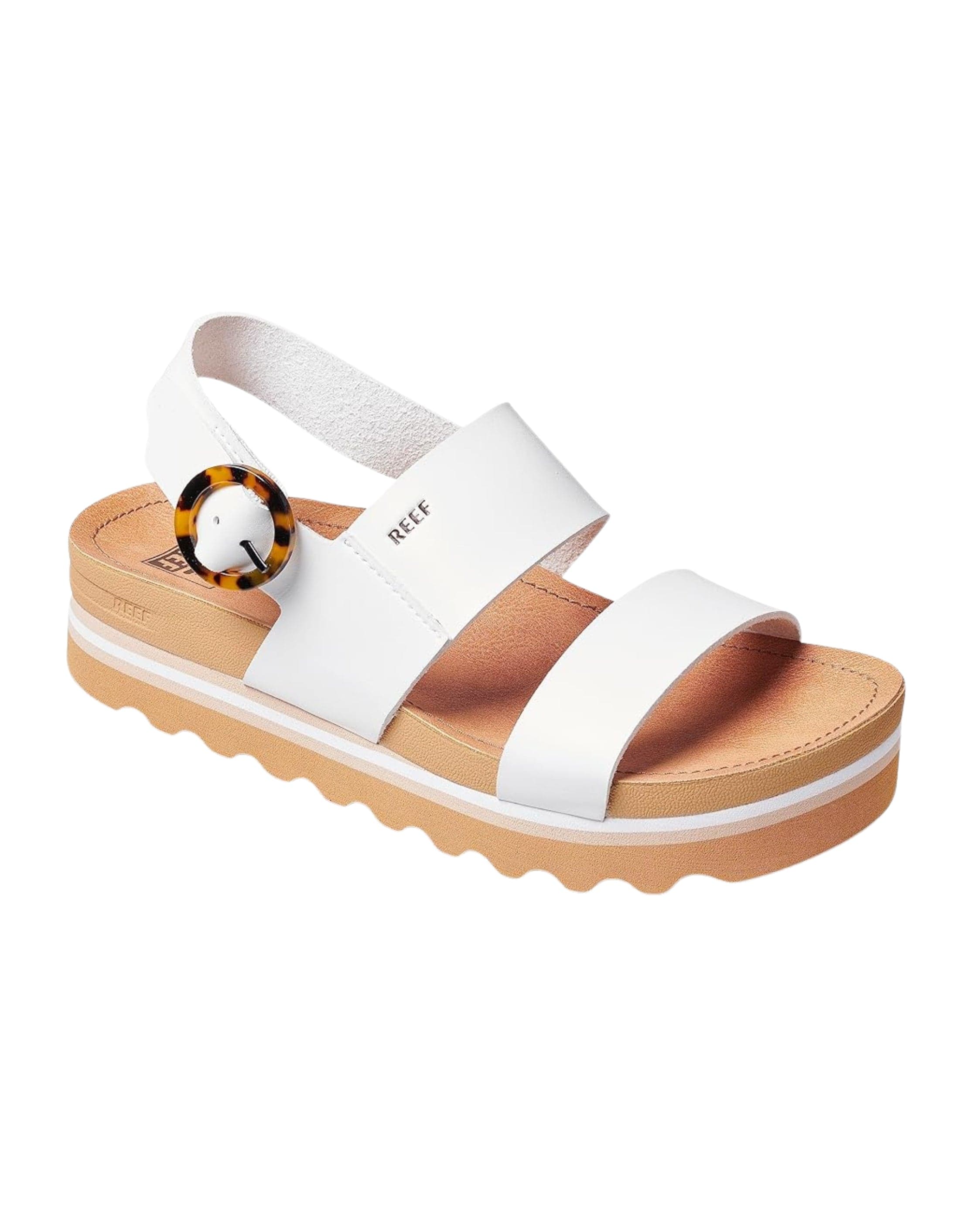 Reef Womens Cushion Vista Hi Buckle Sandals